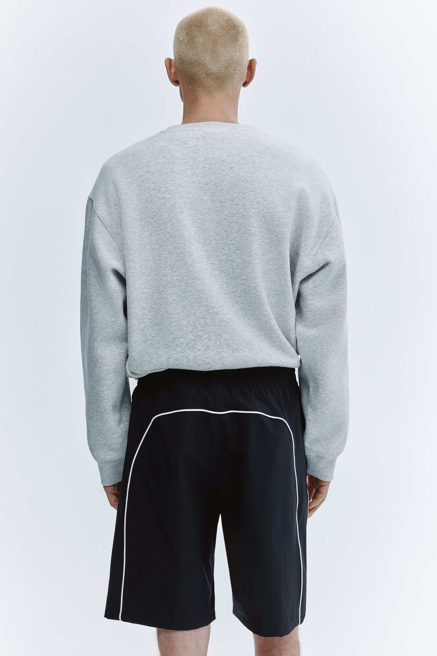 Shorts a la rodilla - Negro/Gris claro/Azul oscuro - 5