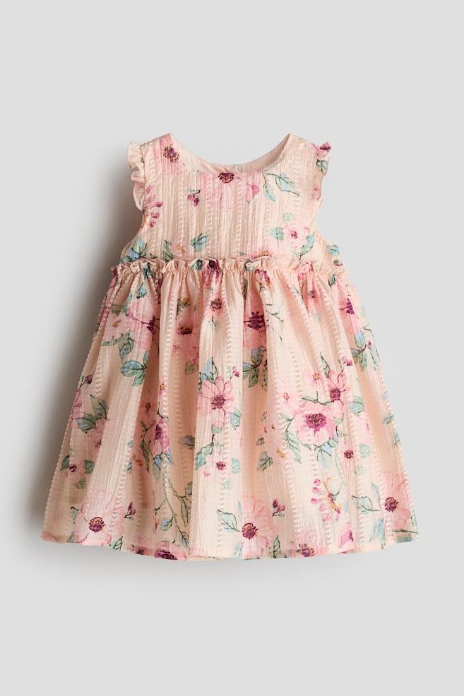 Printed Dress - Light pink/floral/Cream/floral - 1