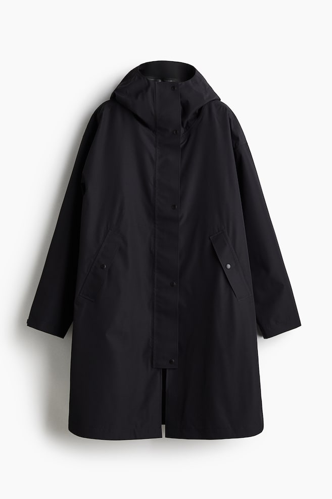 Rain parka with StormMove™ - Black - 1