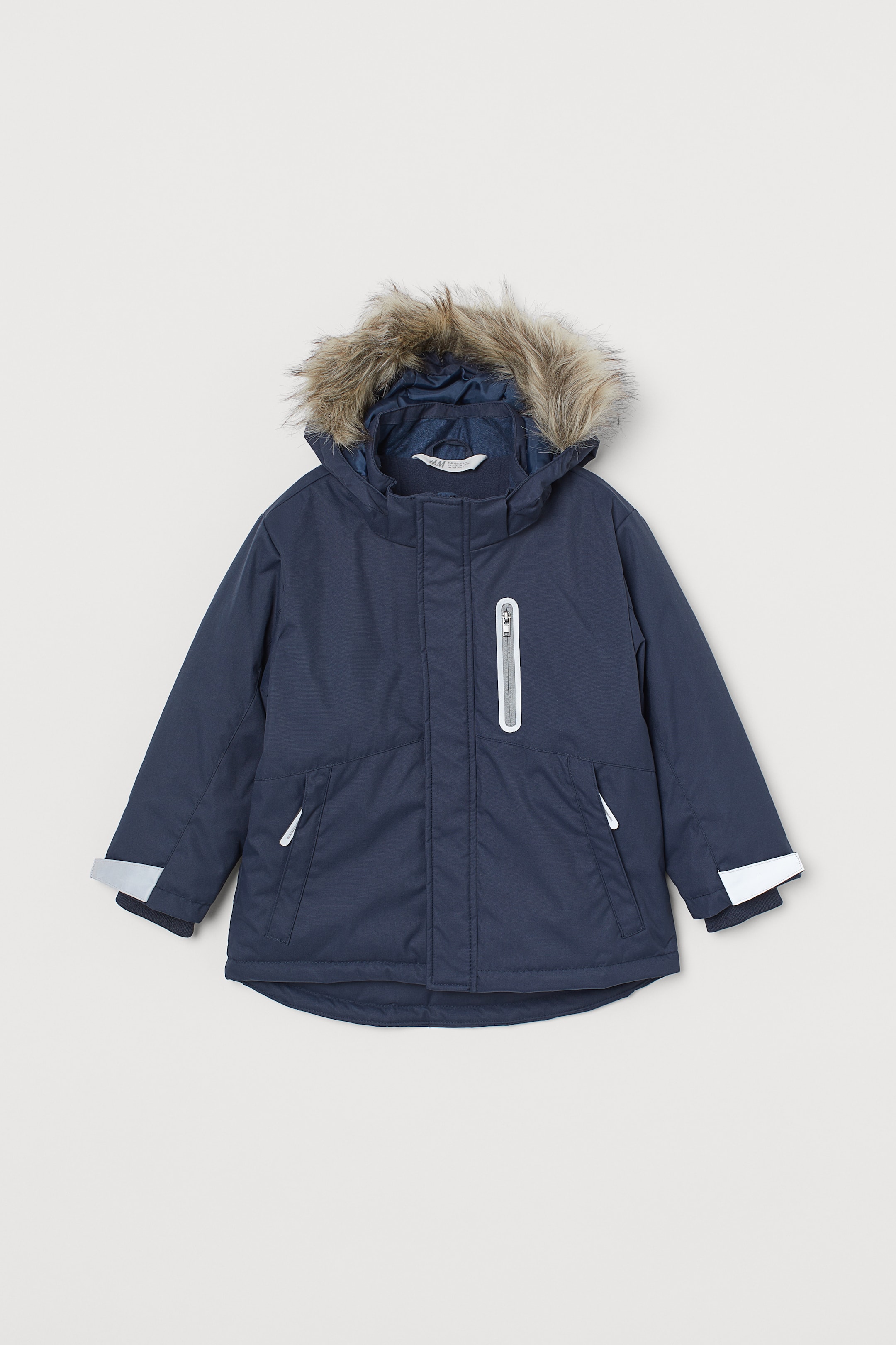 View larger image: Water-repellent padded jacket - Dark blue - Kids | H&M AU 1