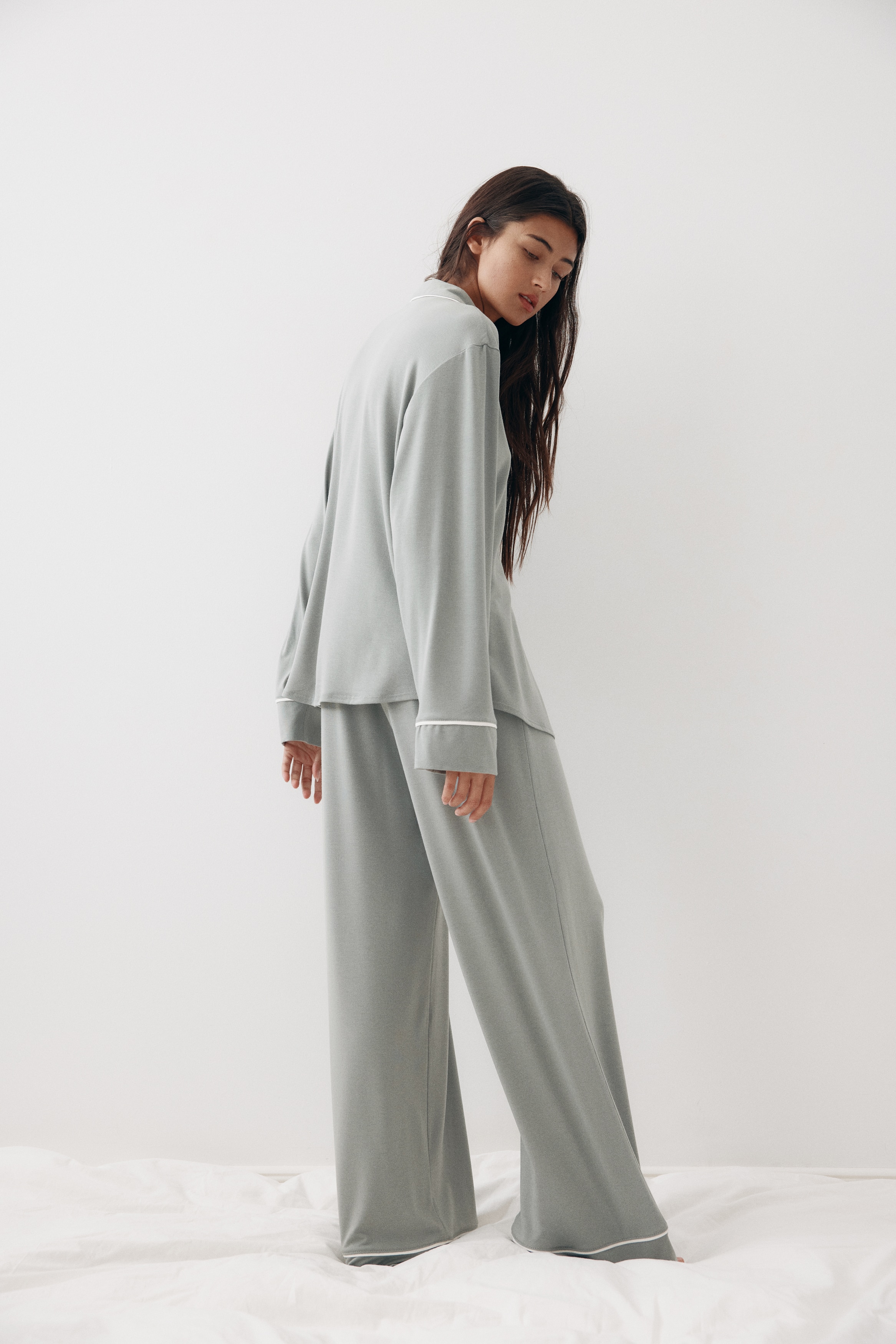 Viscose-blend pyjamas