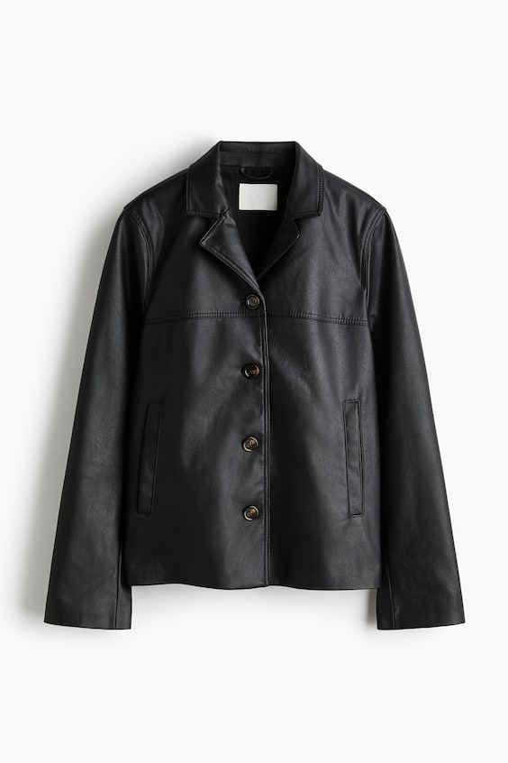 Женские куртки H&M Coated Jacket