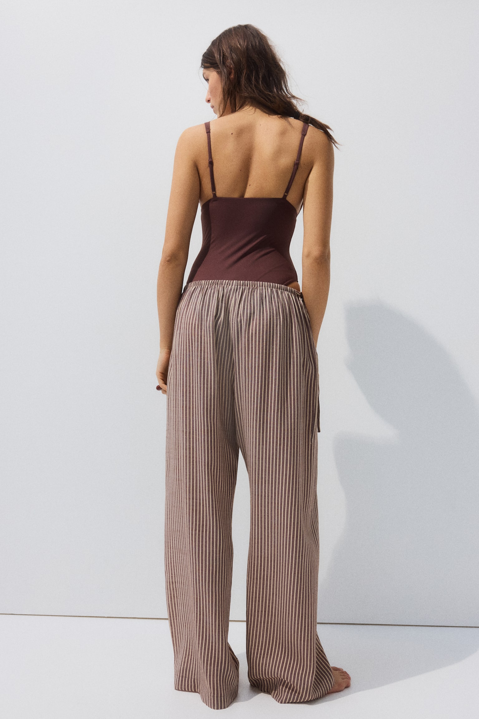 Beach trousers - Brown/Striped - 4