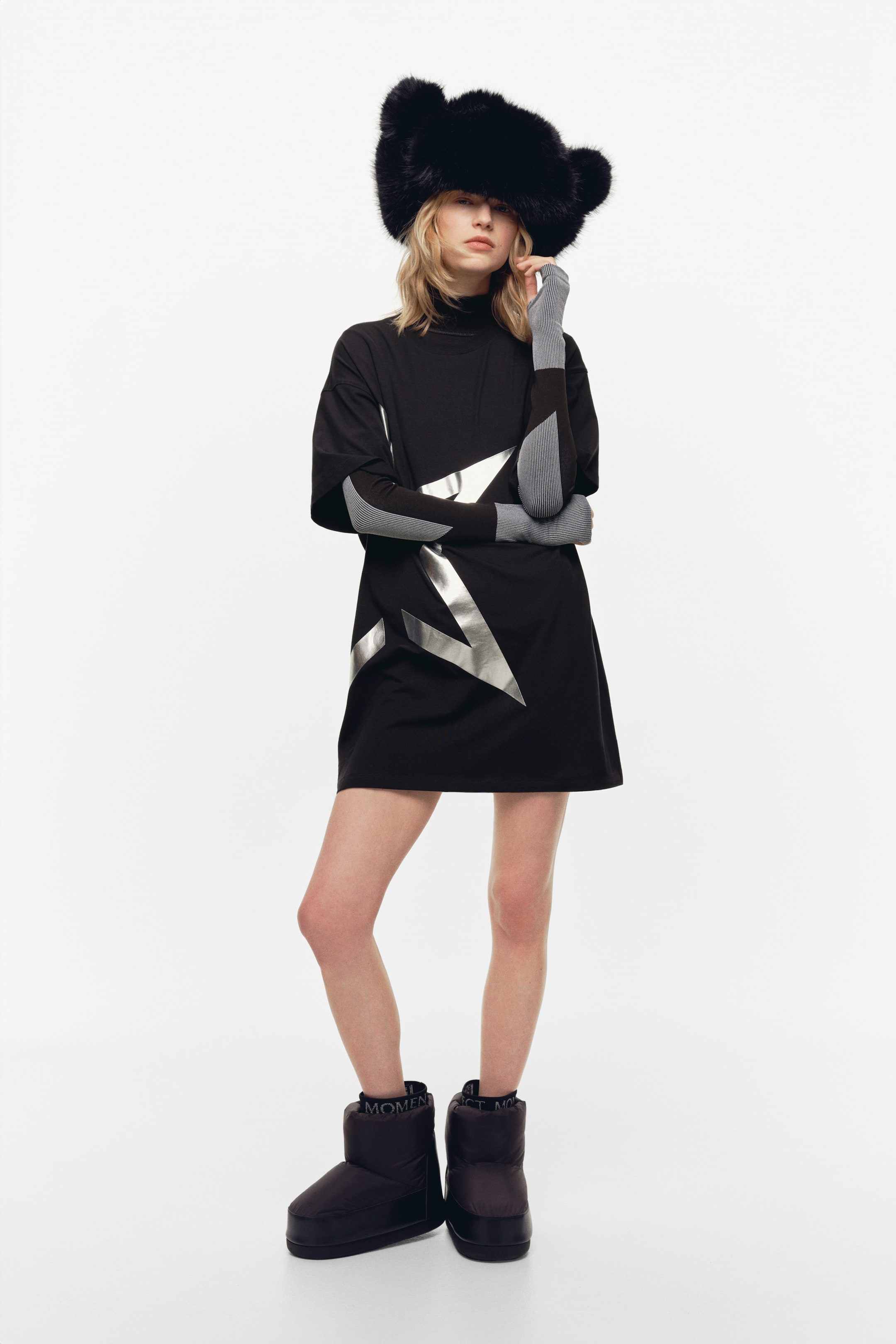 Se større billede: T-shirt med trykt motiv - Sort - DAME | H&M DK 2