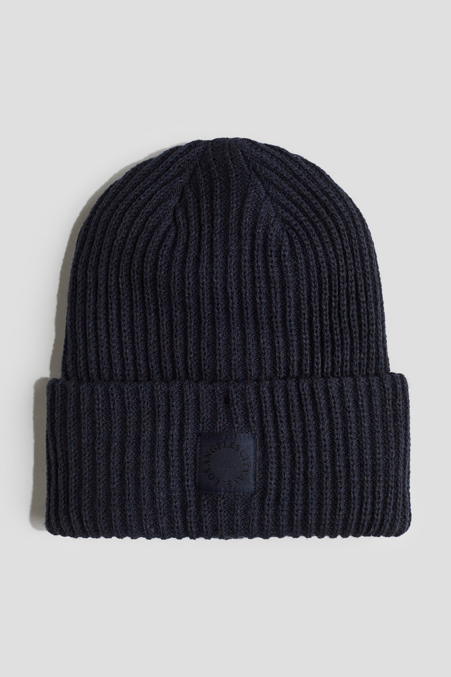 Appliquéd beanie - Navy blue/Black/Light pink/Dark red - 1