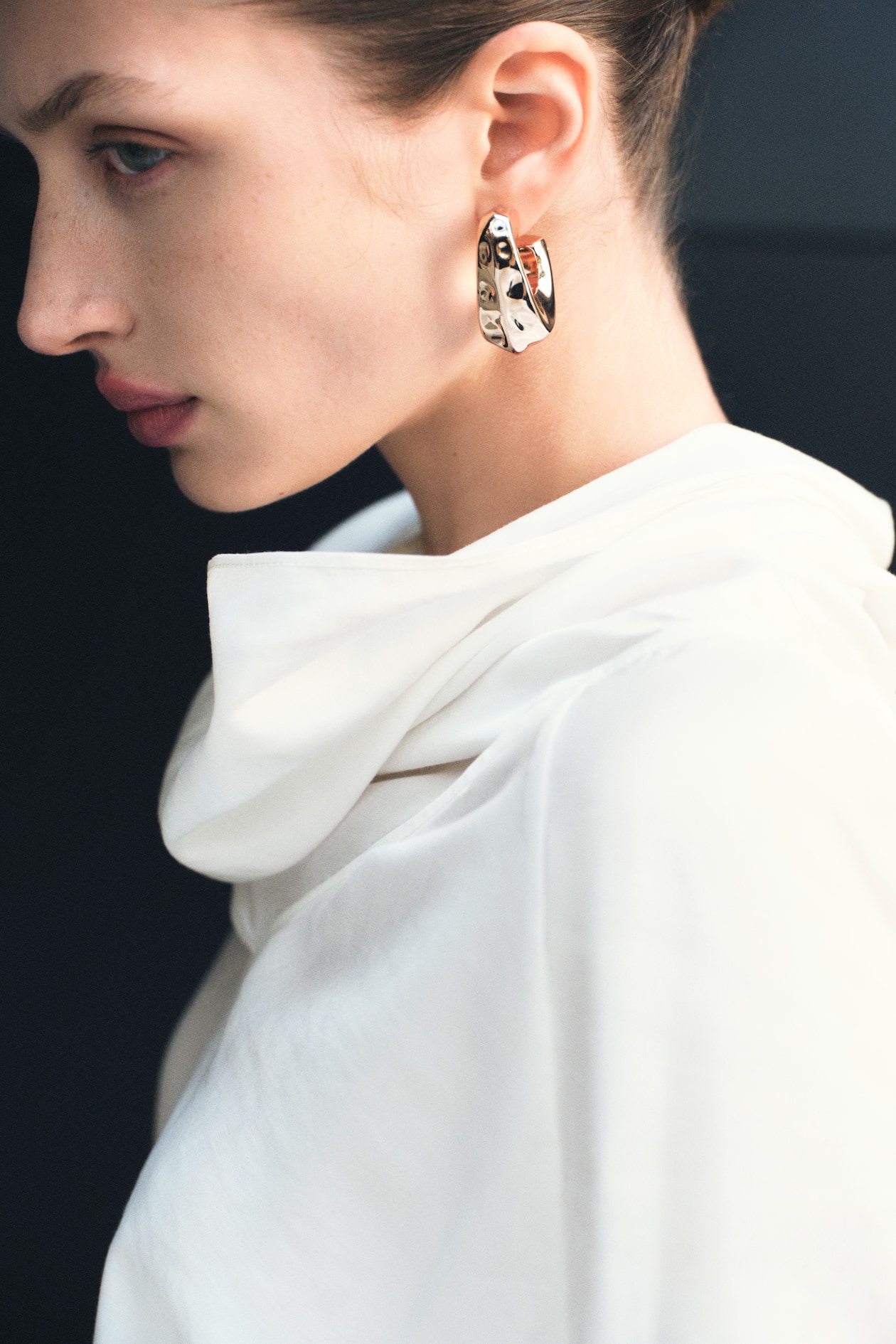 Blouse with Scarf Collar - image 5
