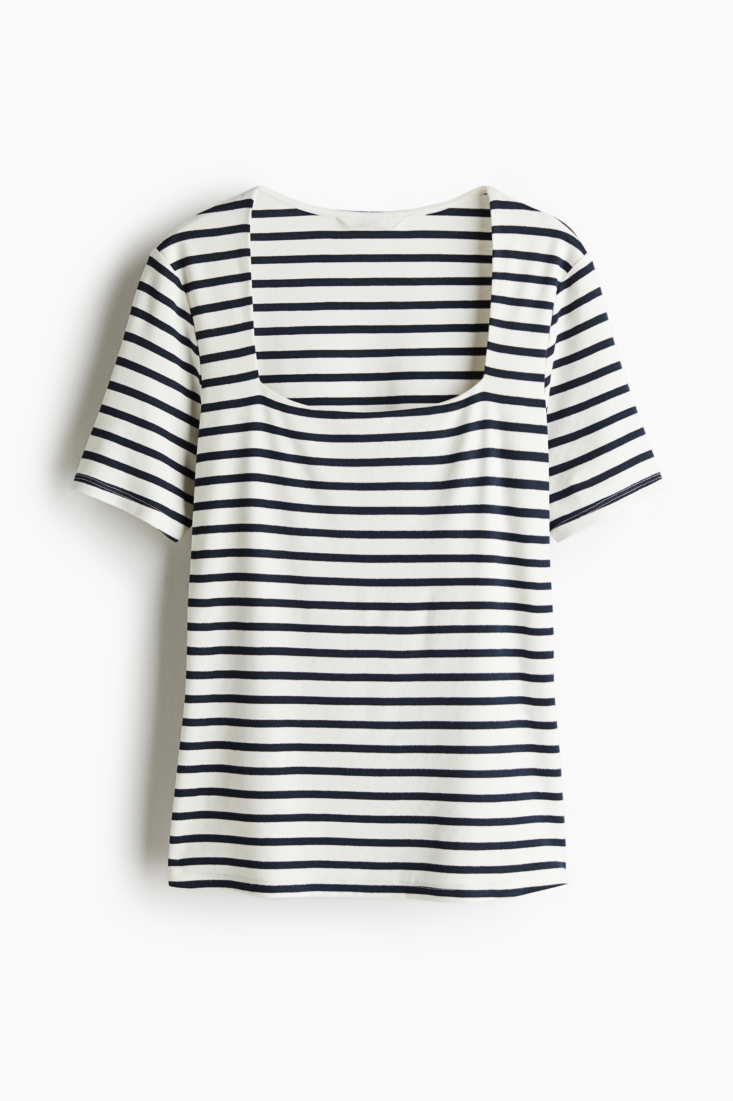 Square-neck top