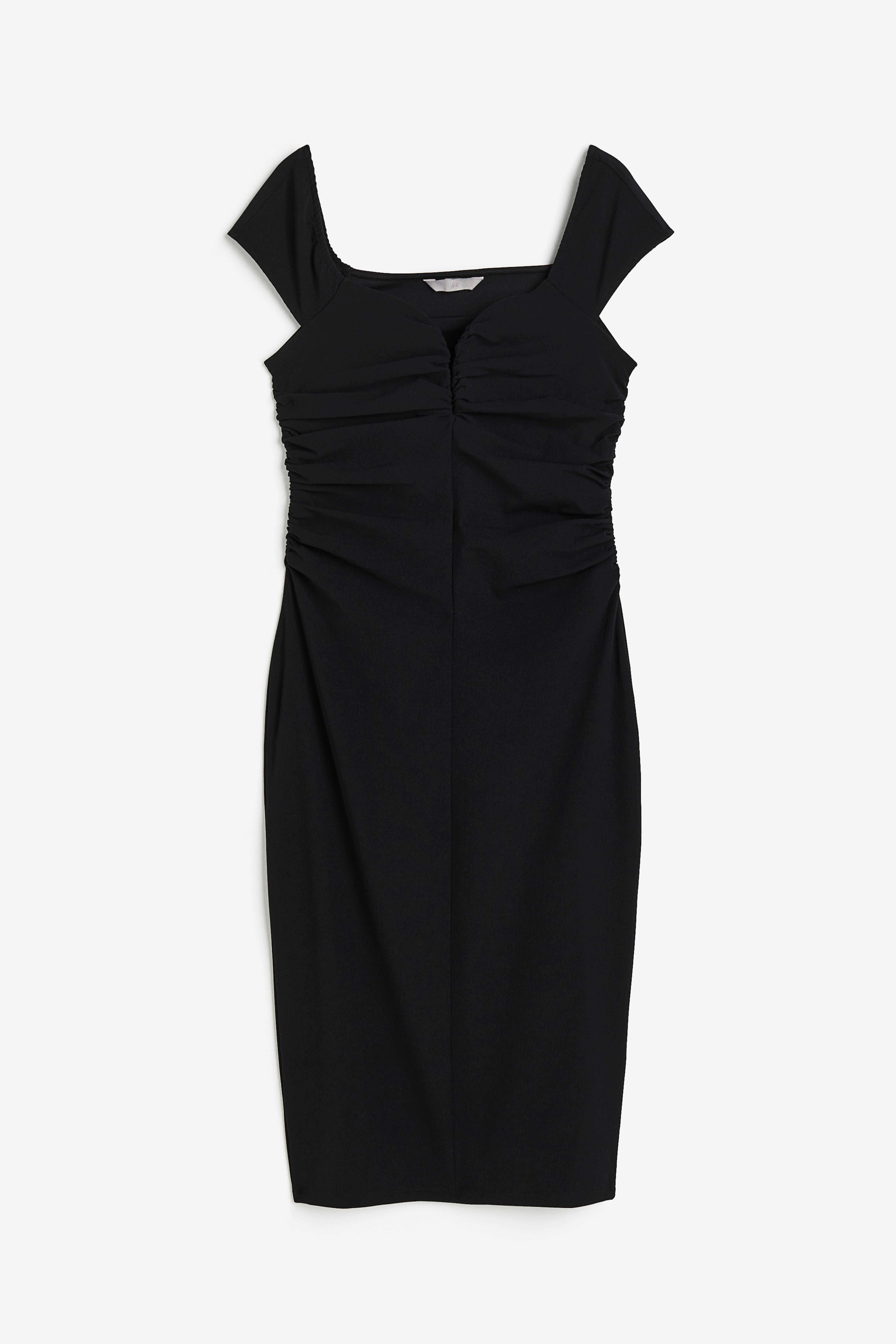 H and m black bodycon dress hotsell