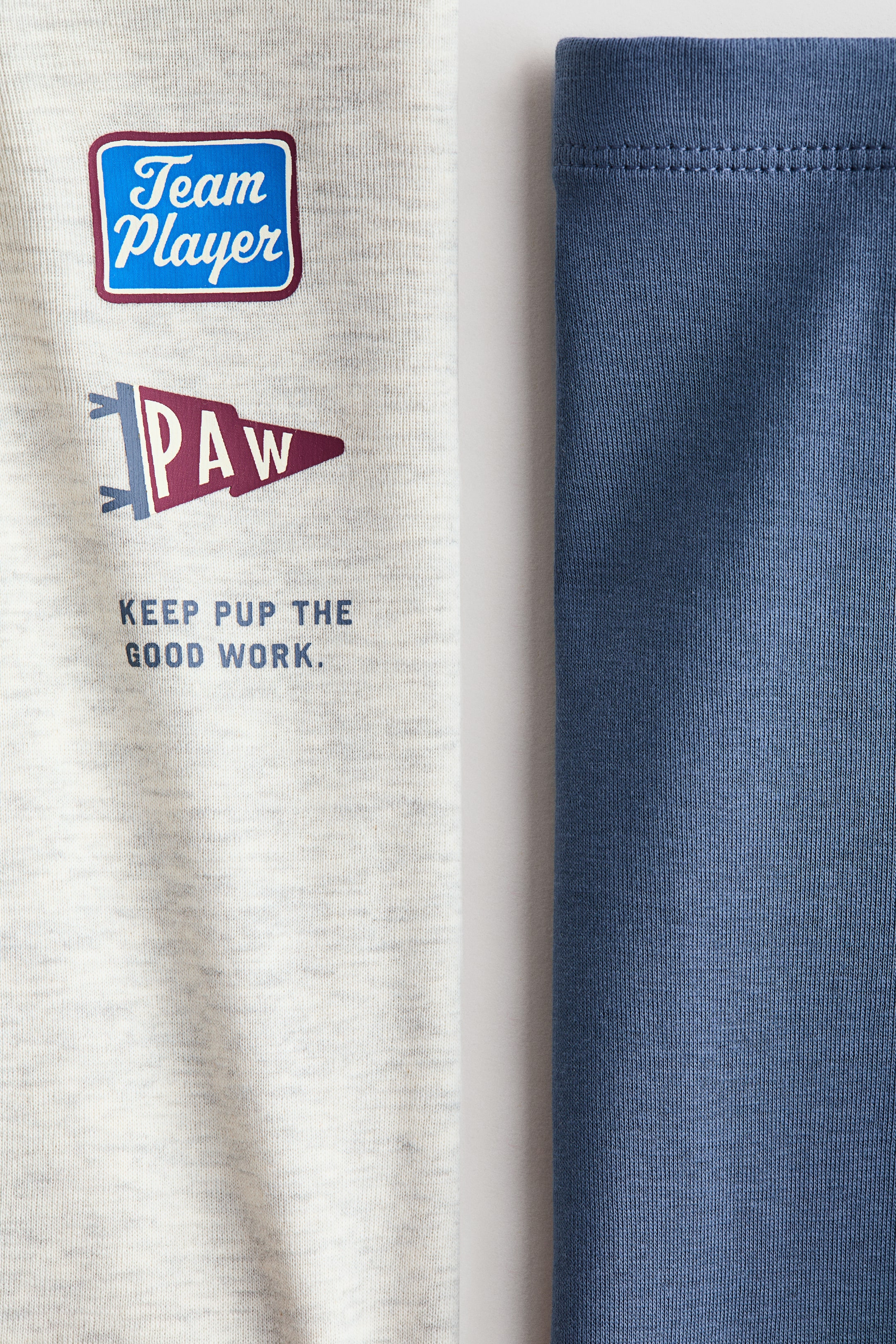 Pyjama imprimé ajusté en coton