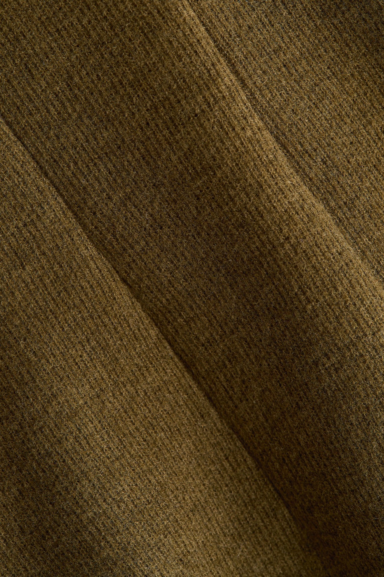 2-piece knitted set - Olive green/Dark beige - 2