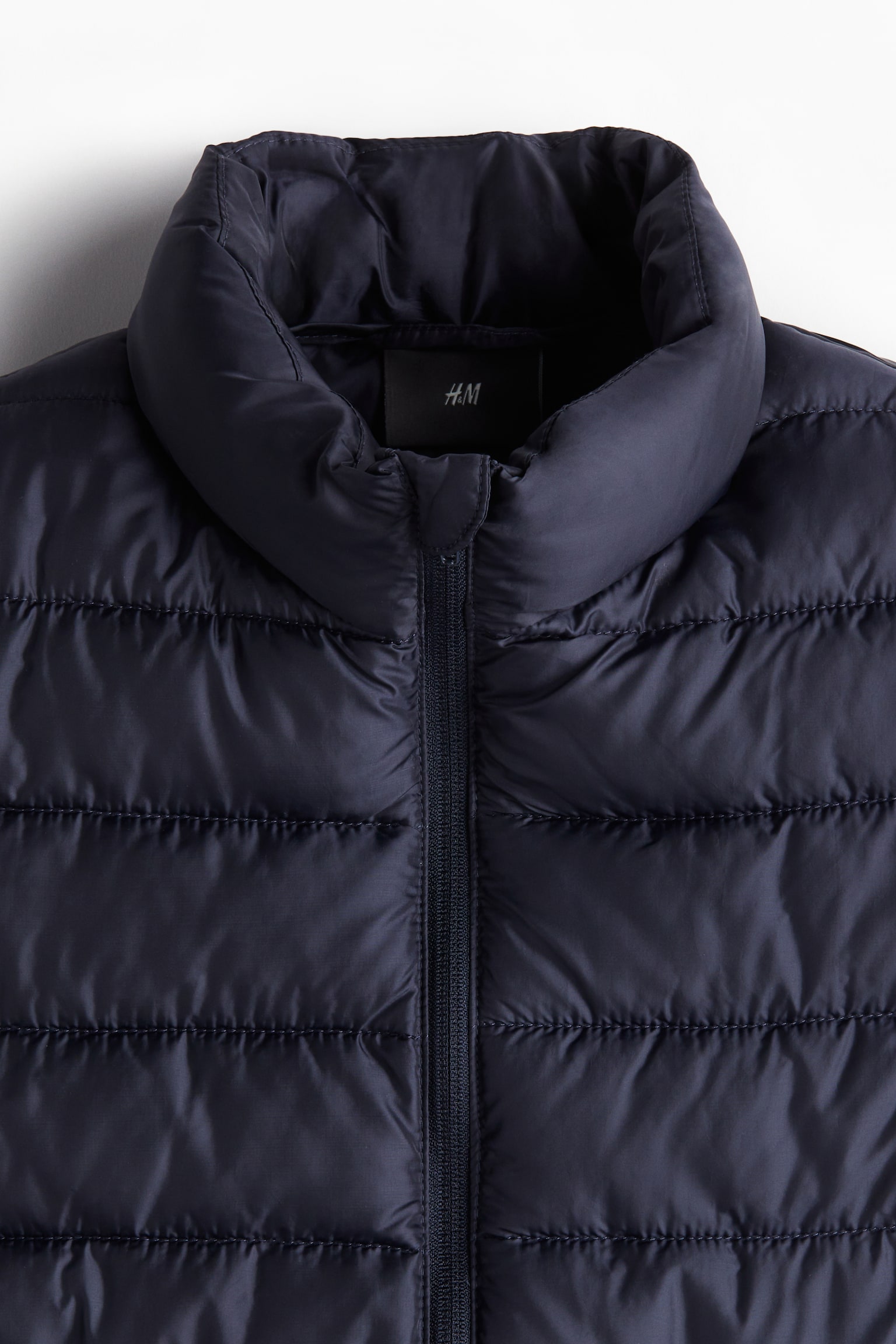 Slim Fit Lightweight puffer gilet - Navy blue/Black - 3