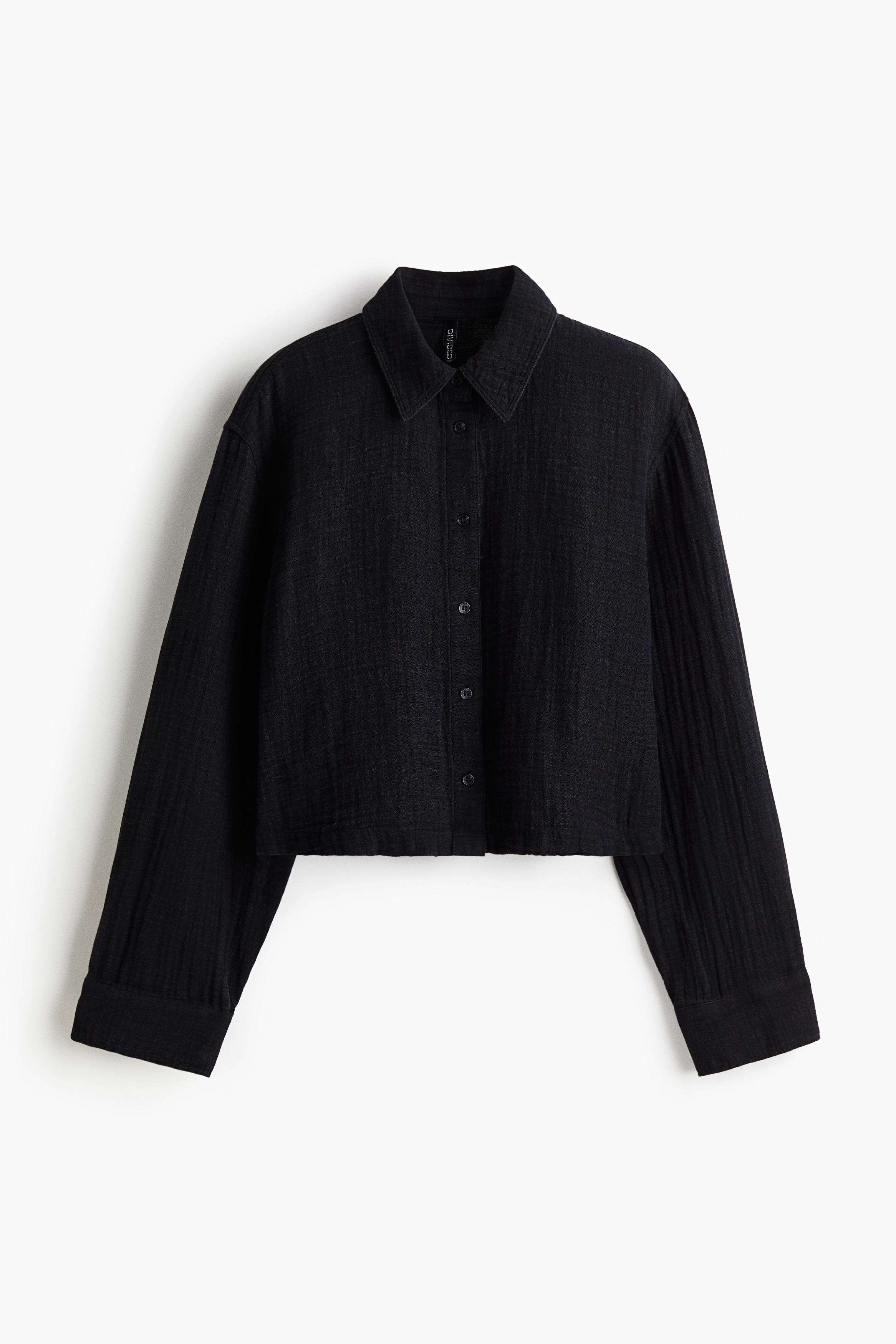Cotton Muslin Shirt - Dark gray