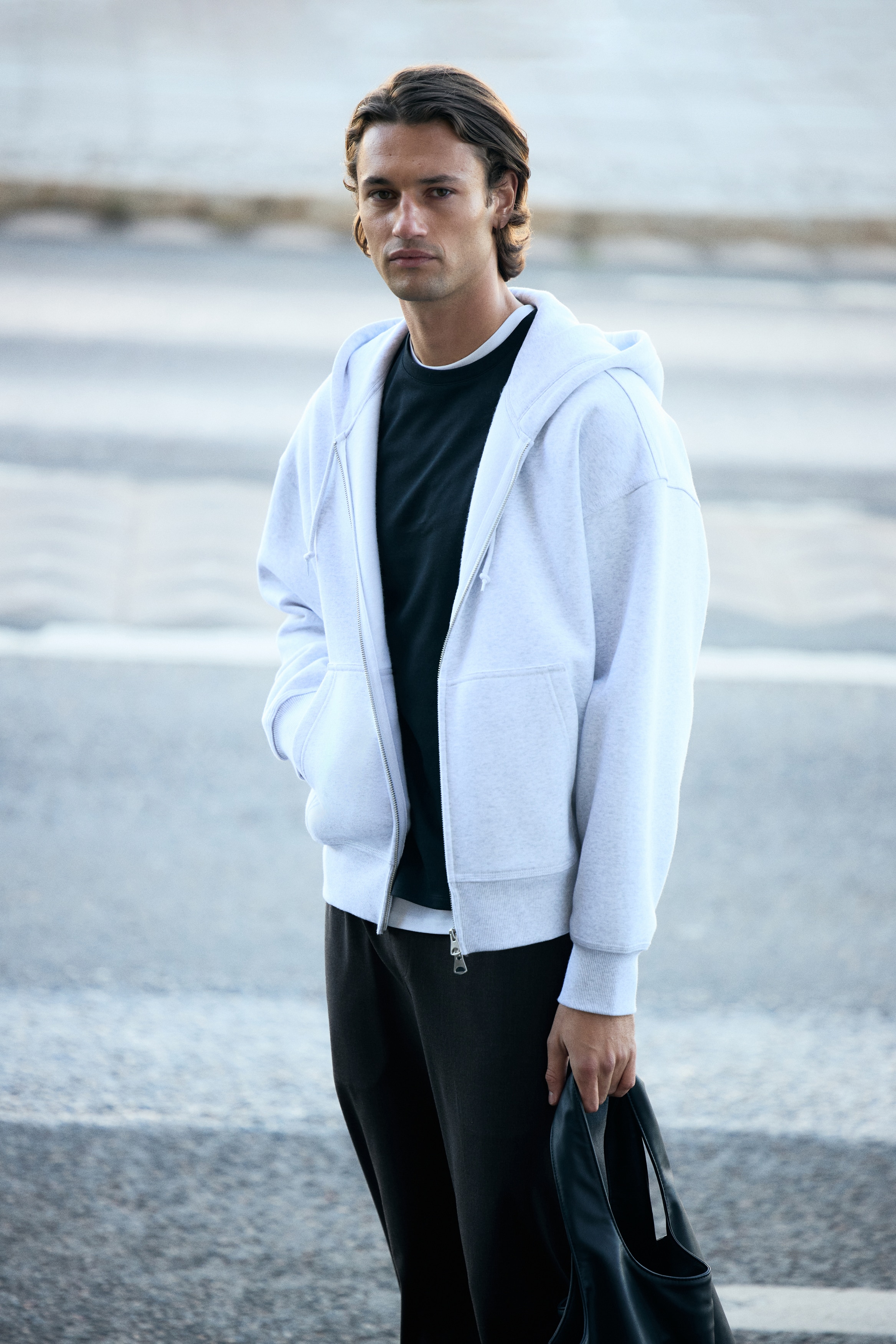 Four-way Stretch Regular Fit Pull-on trousers