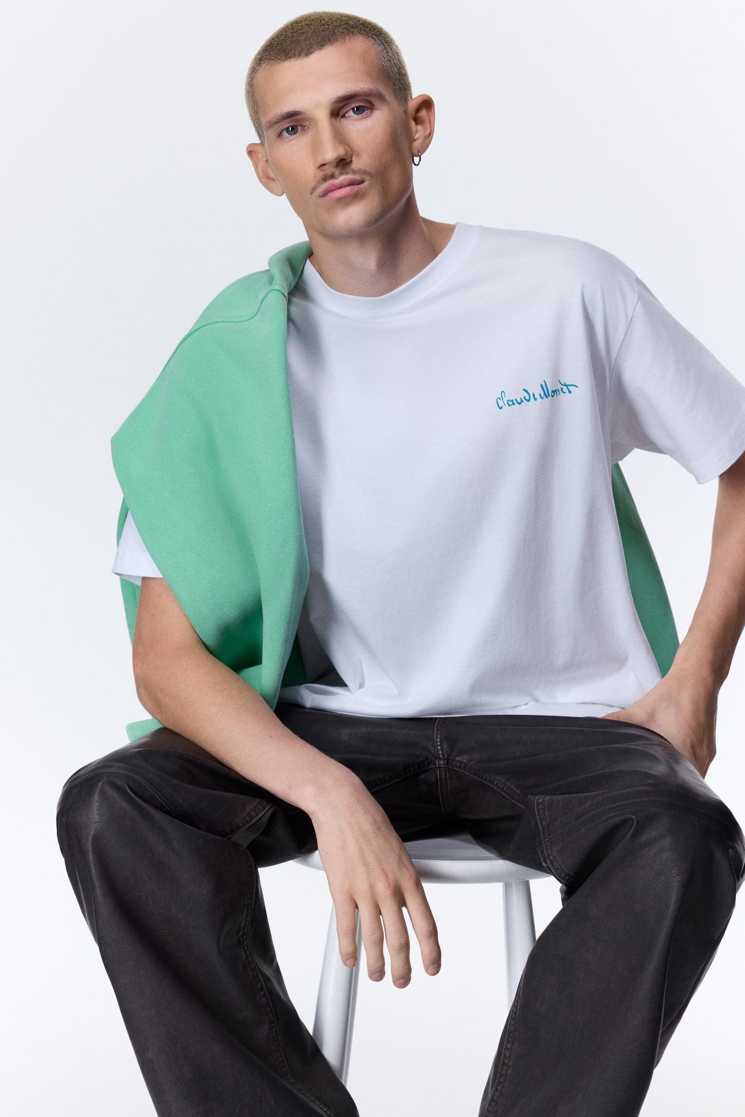 Tričko Loose Fit - Bílá/Claude Monet/Černá/Oasis/Černá/Nirvana/Bílá/Honda/Bílá/NASCAR/Bílá/Snoopy/Bílá/Johnny Cash/Bílá/Pulp Fiction/Bílá/Claude Monet/Černá/Post Malone/Černá/Pink Floyd - 3