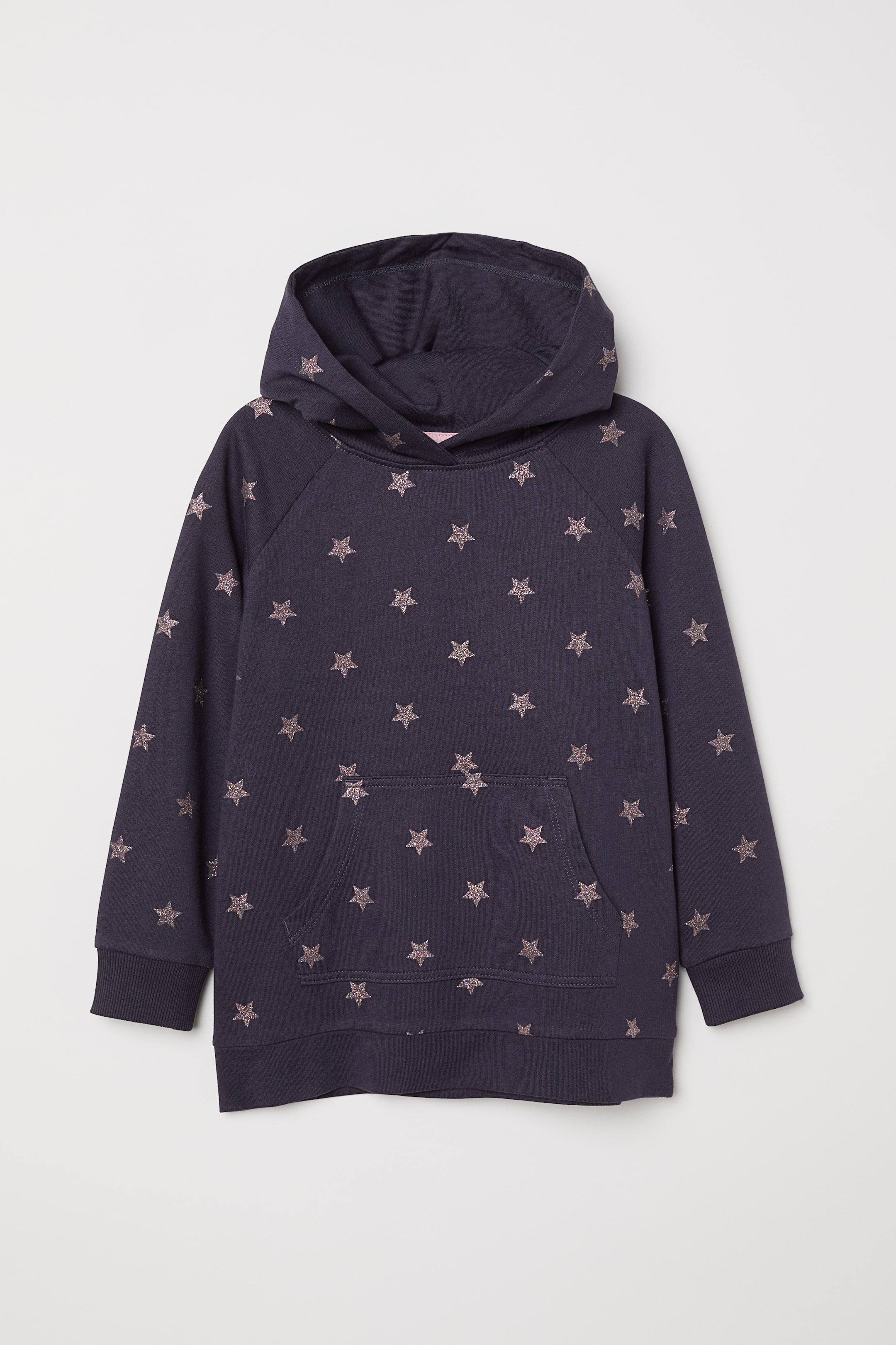 Grotere afbeelding bekijken: Hoodie - Donkerblauw/sterren - KINDEREN | H&M BE 1