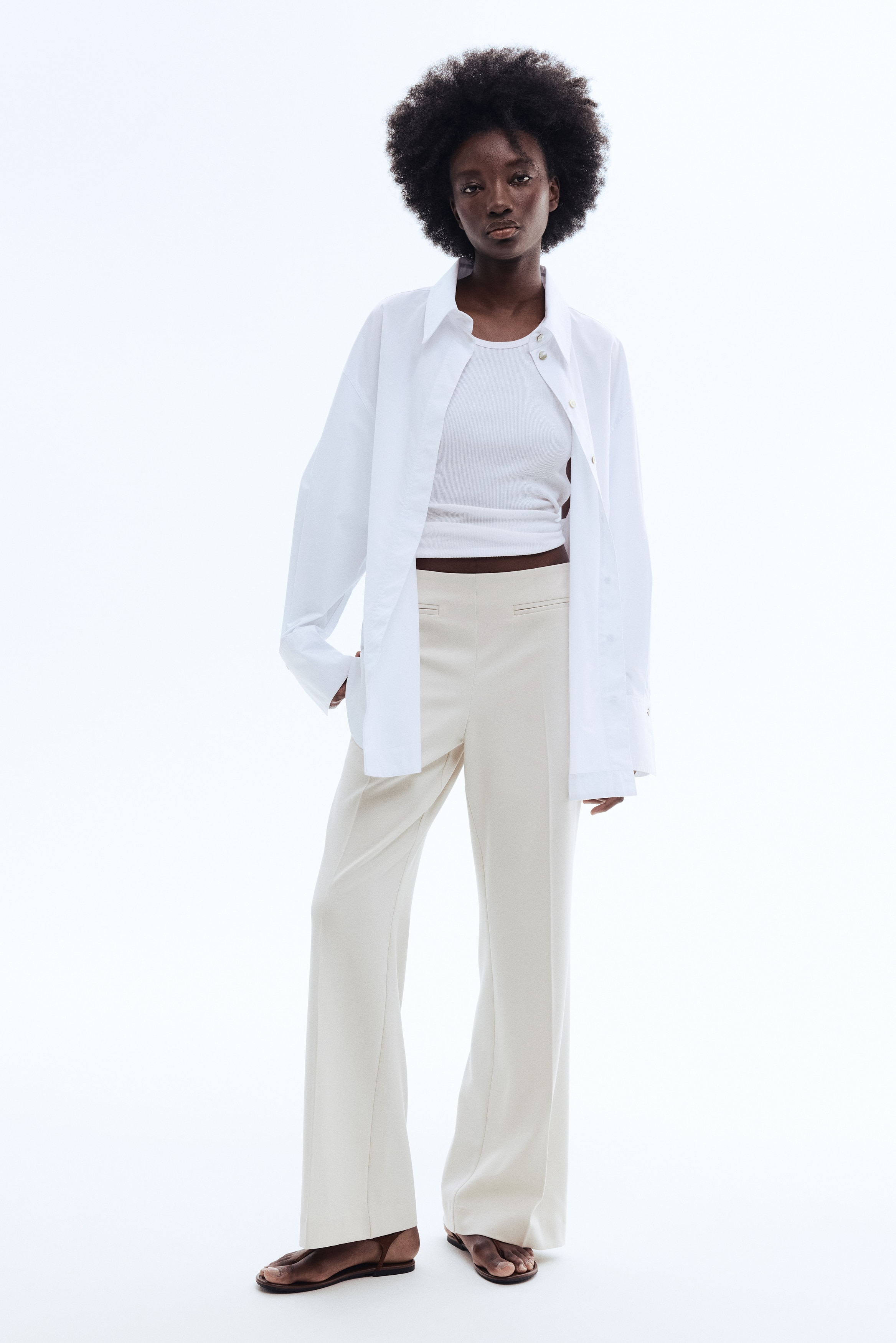 Bootcut Twill Pants - thumbnail 7