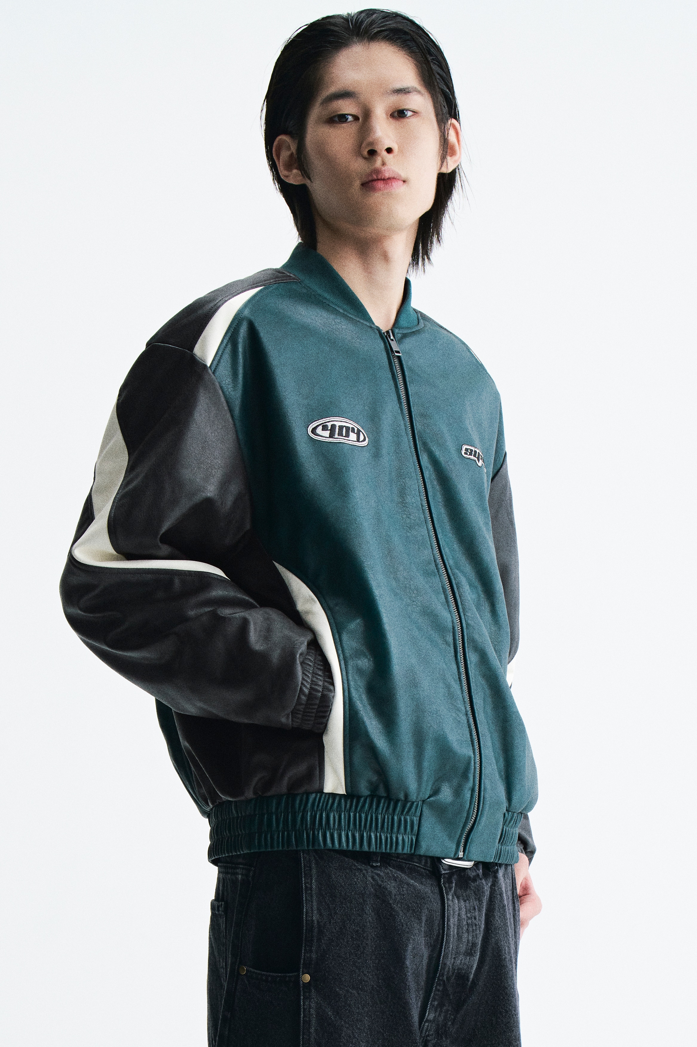 パッデッドフライトジャケット - ブラック - Men | H&M JP