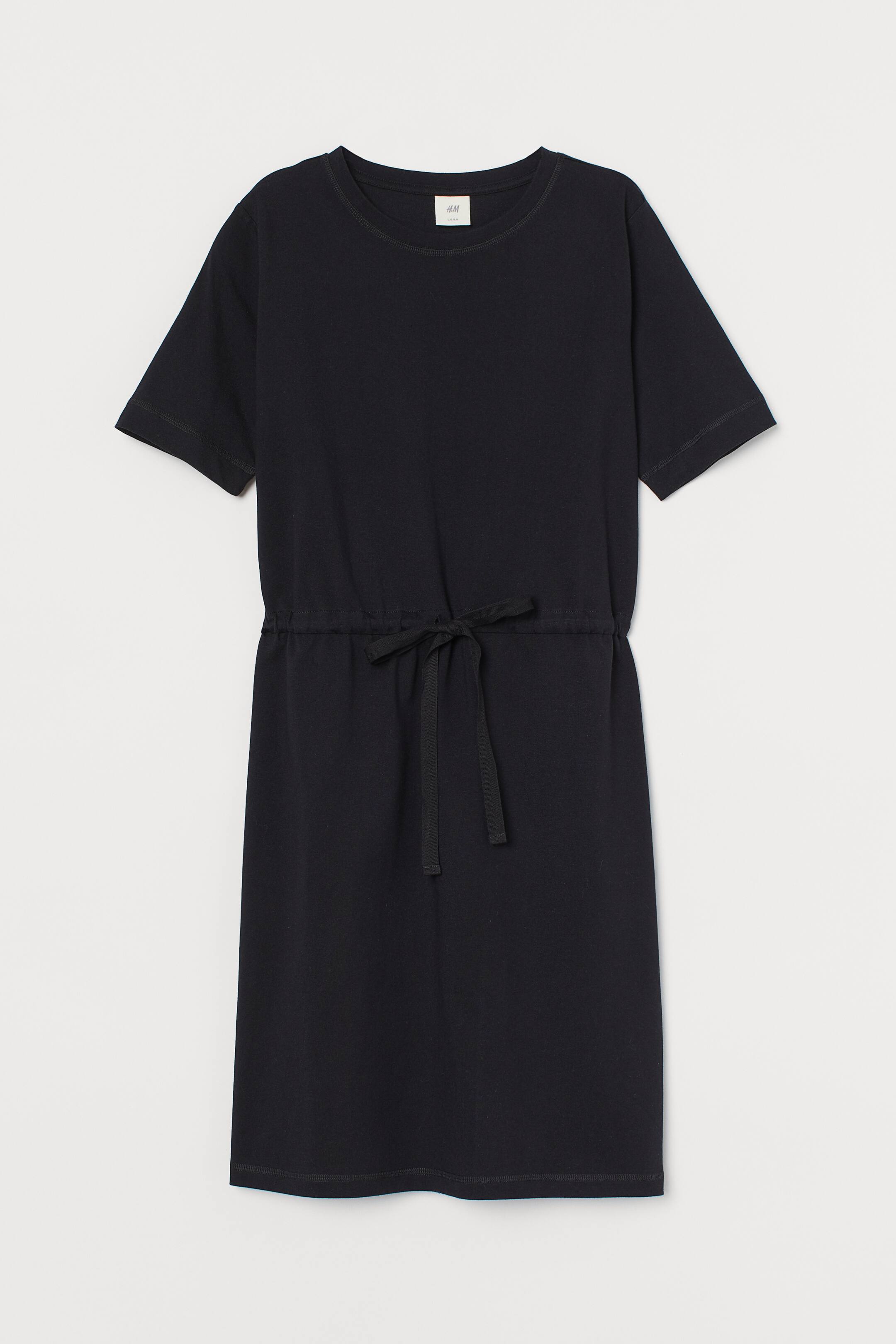 Drawstring T-Shirt Dress