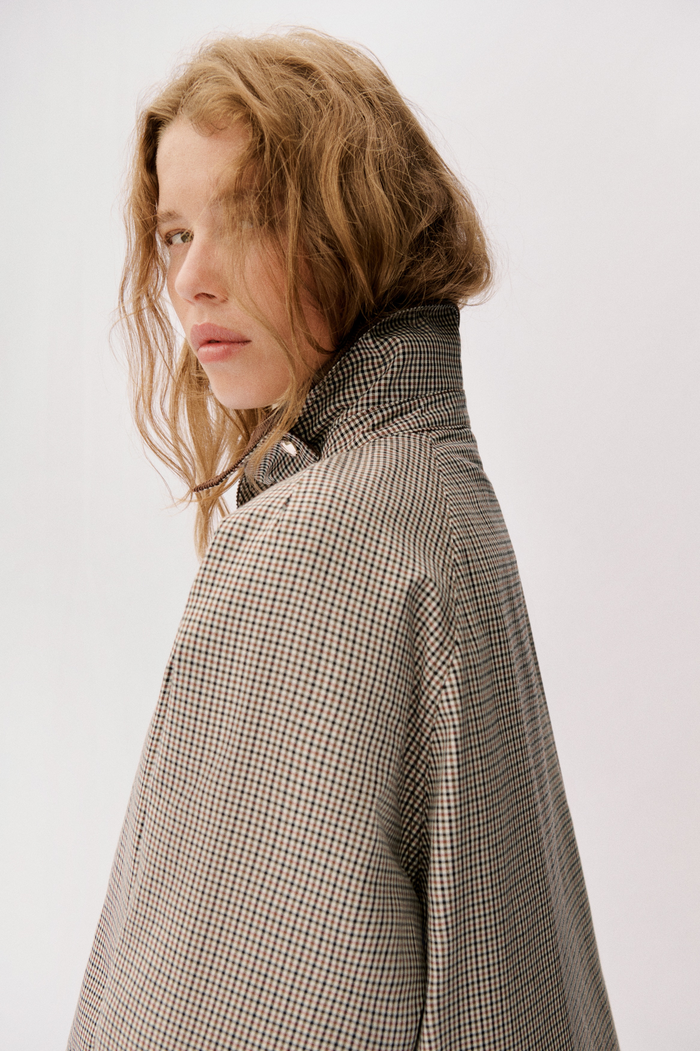 Corduroy-collar jacket