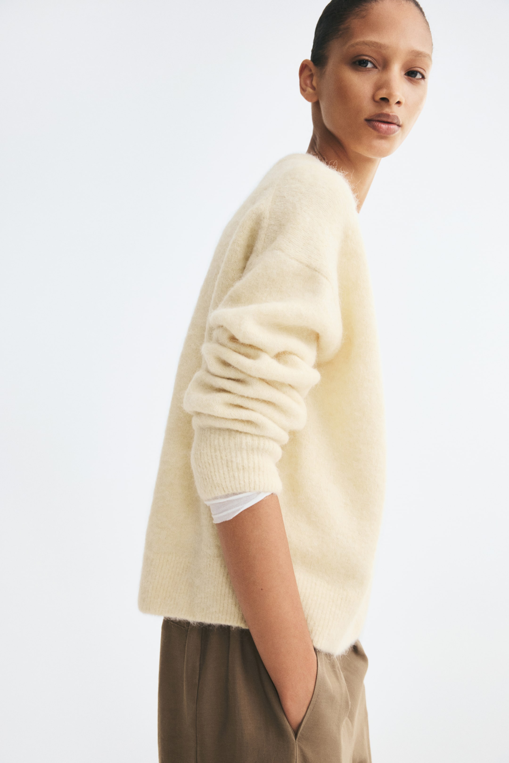 Oversized Alpaca-Blend Sweater