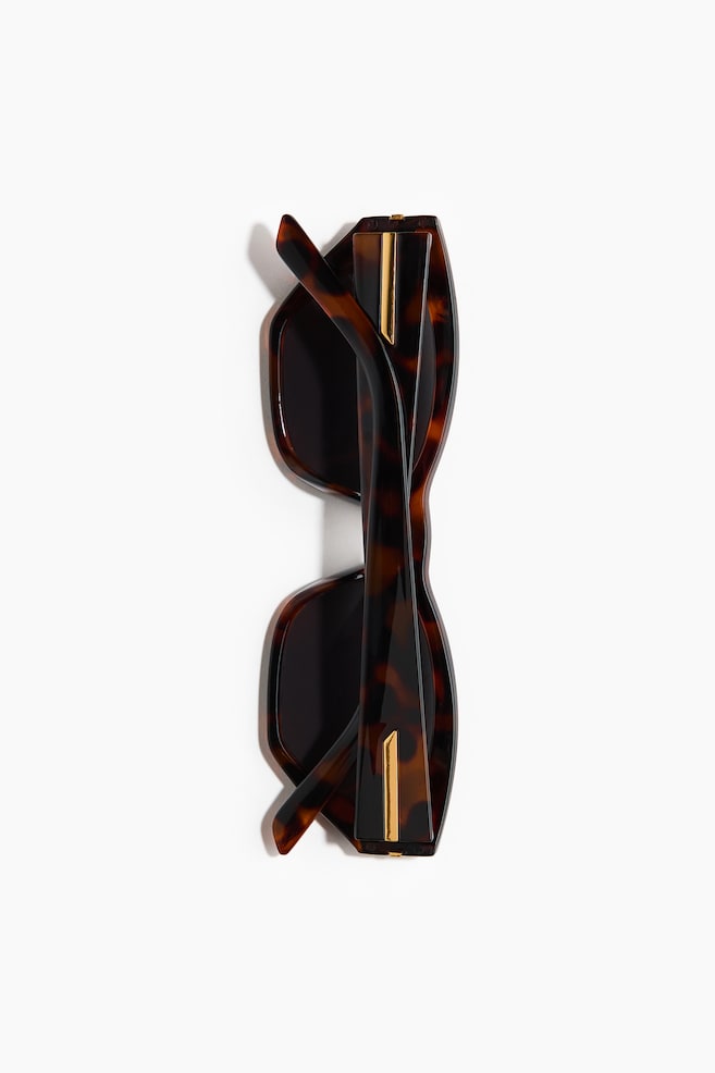 Cat-eye sunglasses - Dark brown/Tortoiseshell-patte/Burgundy - 4