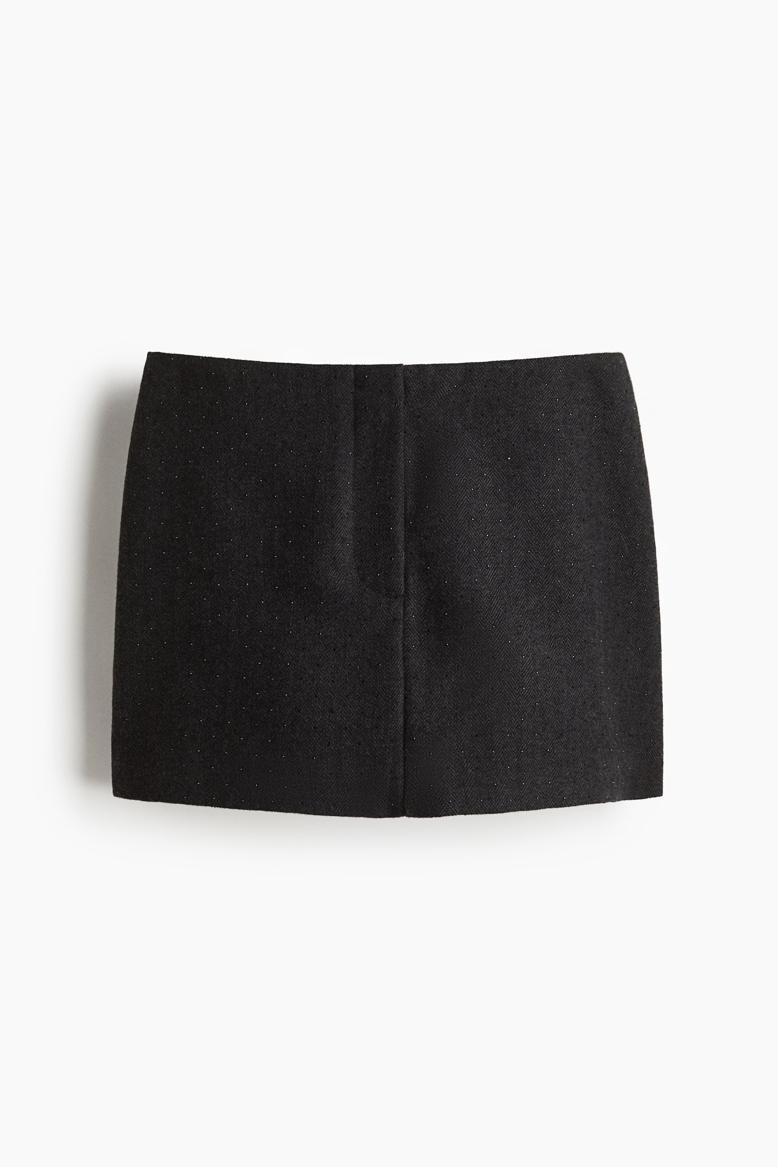 Женская юбка H&M Embellished Mini, цвет: Тёмный серый — фото 1