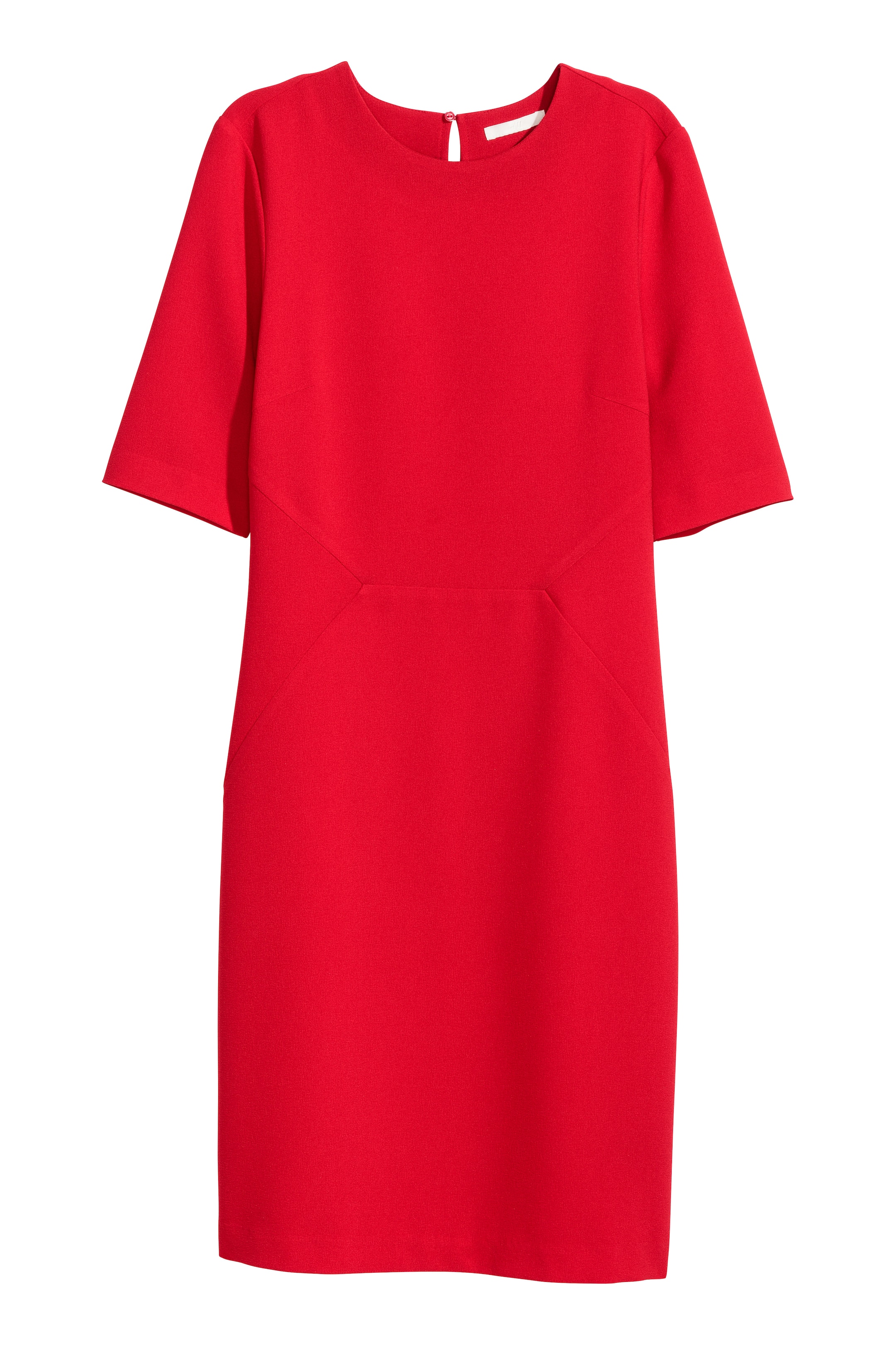 Ver imagem maior: Vestido em crepe - Vermelho - SENHORA | H&M PT 1