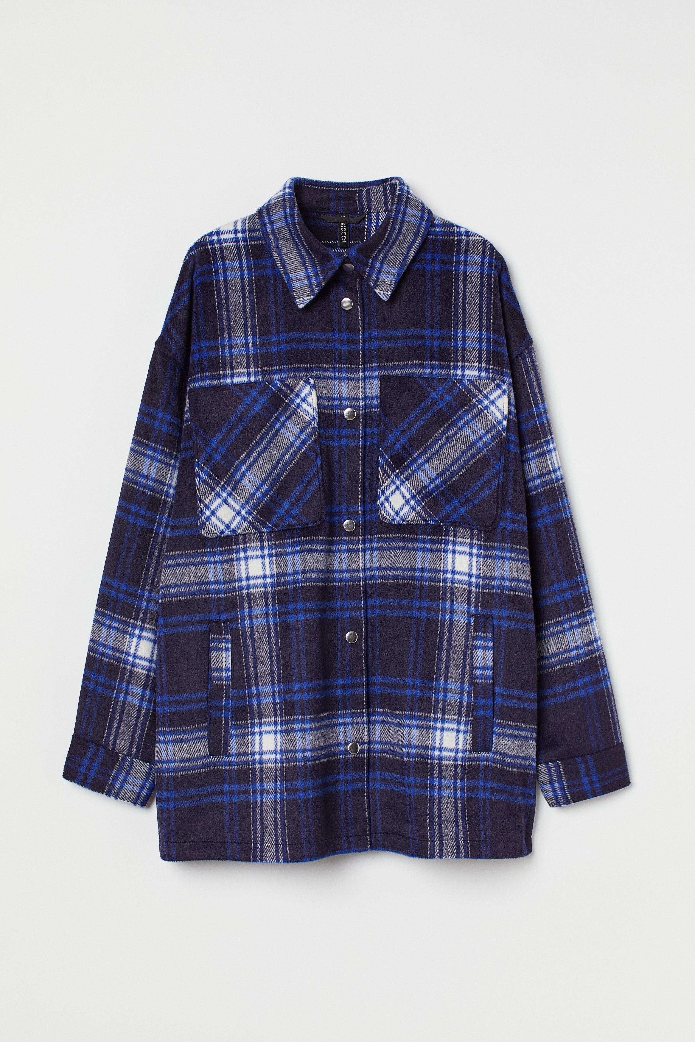 SWISSWELL Men's Flannel Hoodie Shirt Jacket Casual Long - Main Image