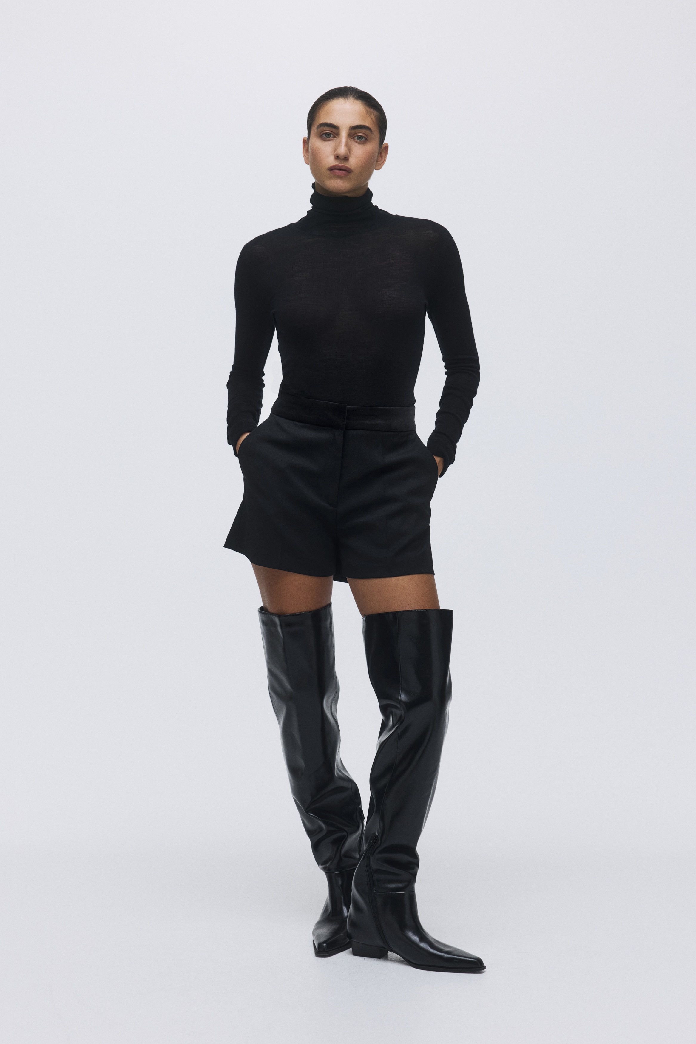 High-Waist Dress Shorts from H&M - $39.99