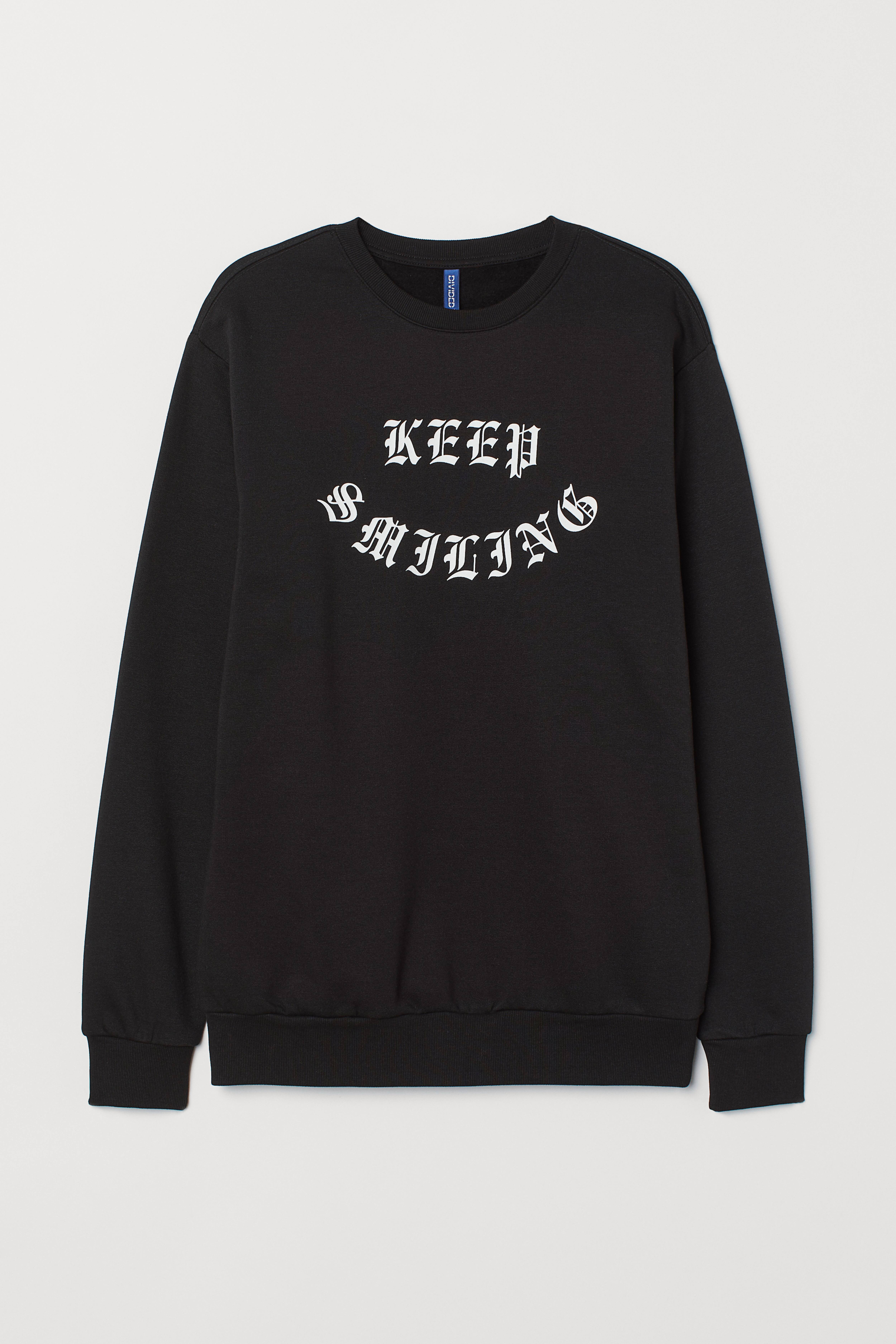 H&m divided sweatshirt hotsell