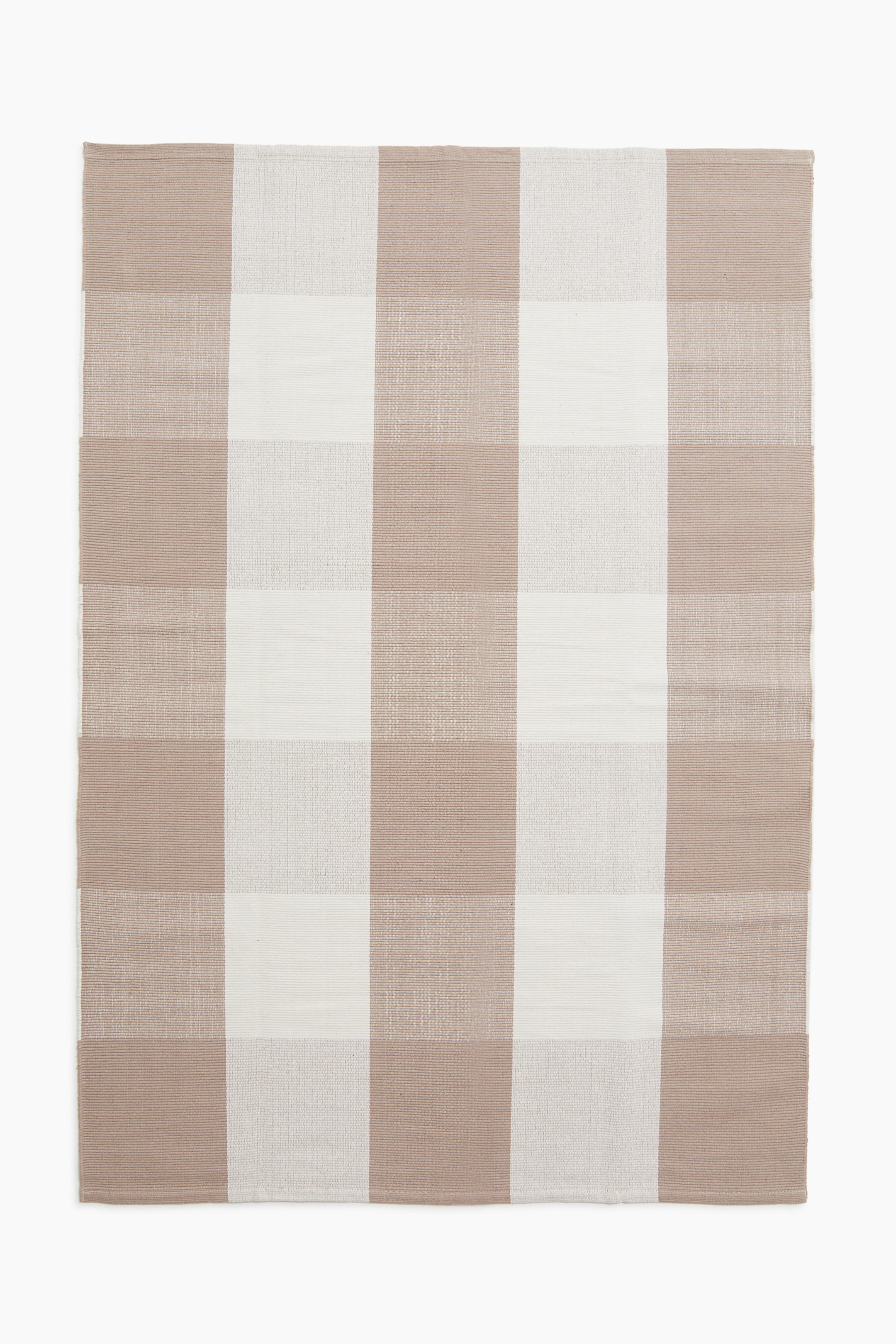 Plaid Flatweave Rug