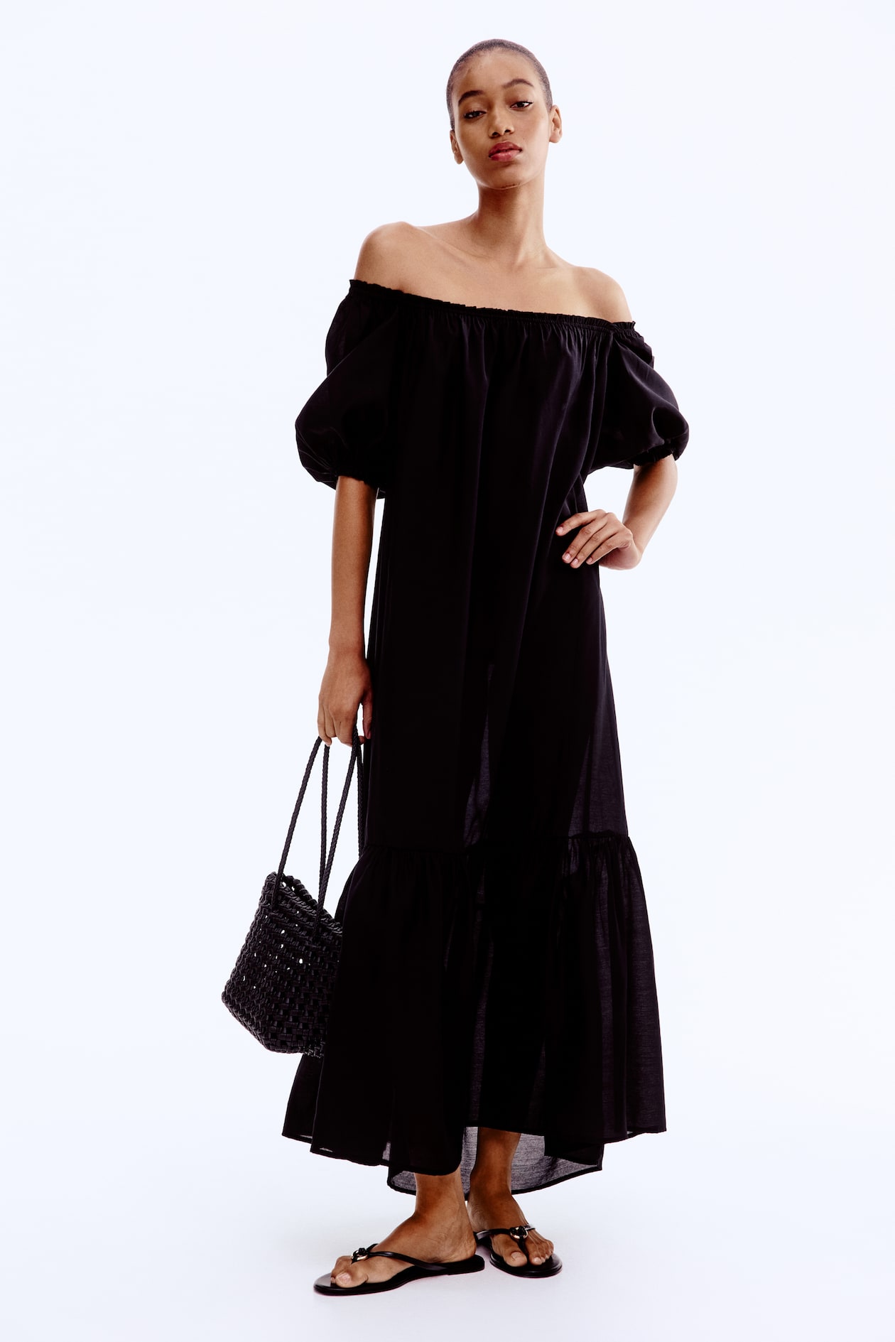 Square-Neck Maxi Dress - image 4