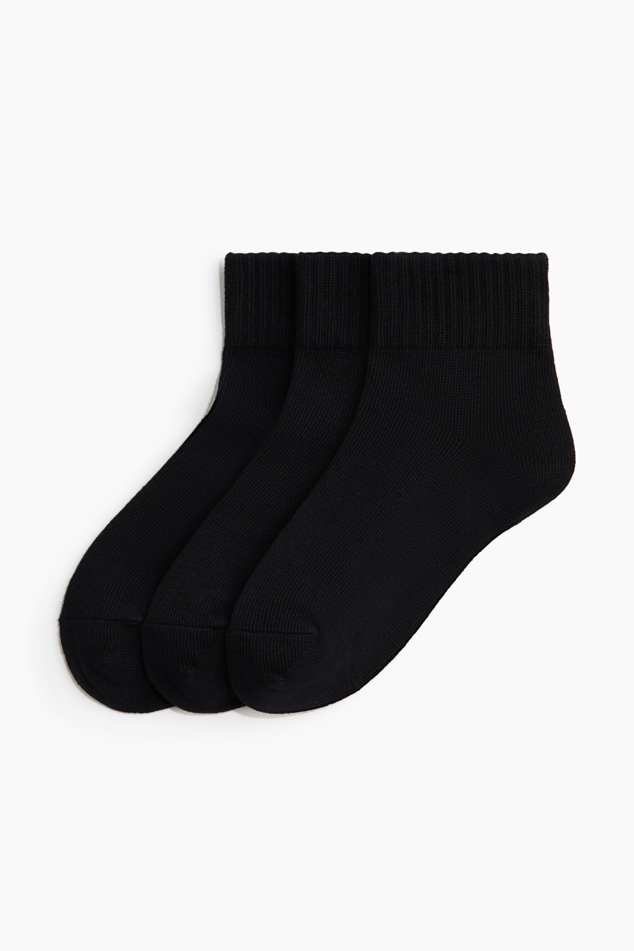 View larger image: 3-pack sports socks with DryMove™ - Black - Kids | H&M 1