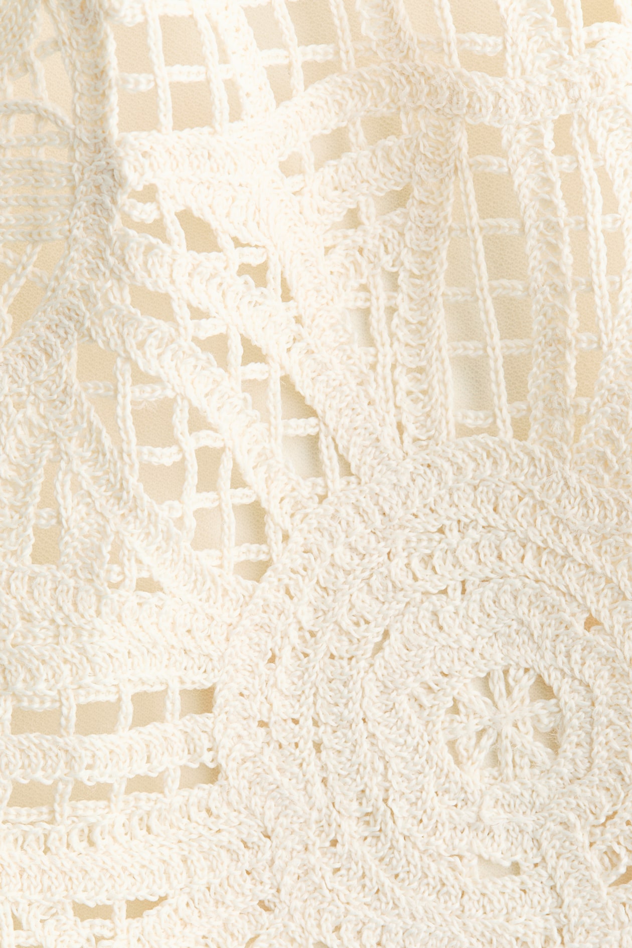 Asymmetric Crochet-Look Top - image 4