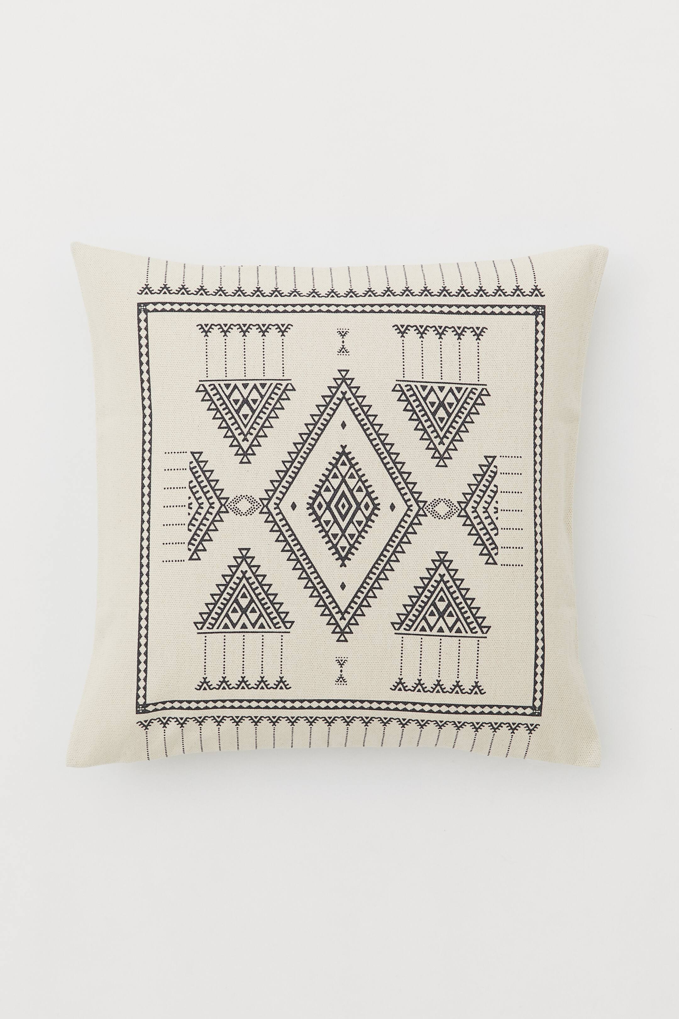 Agrandir l'image: Housse de coussin à motif - Beige clair/motif - Home All | H&M FR 1