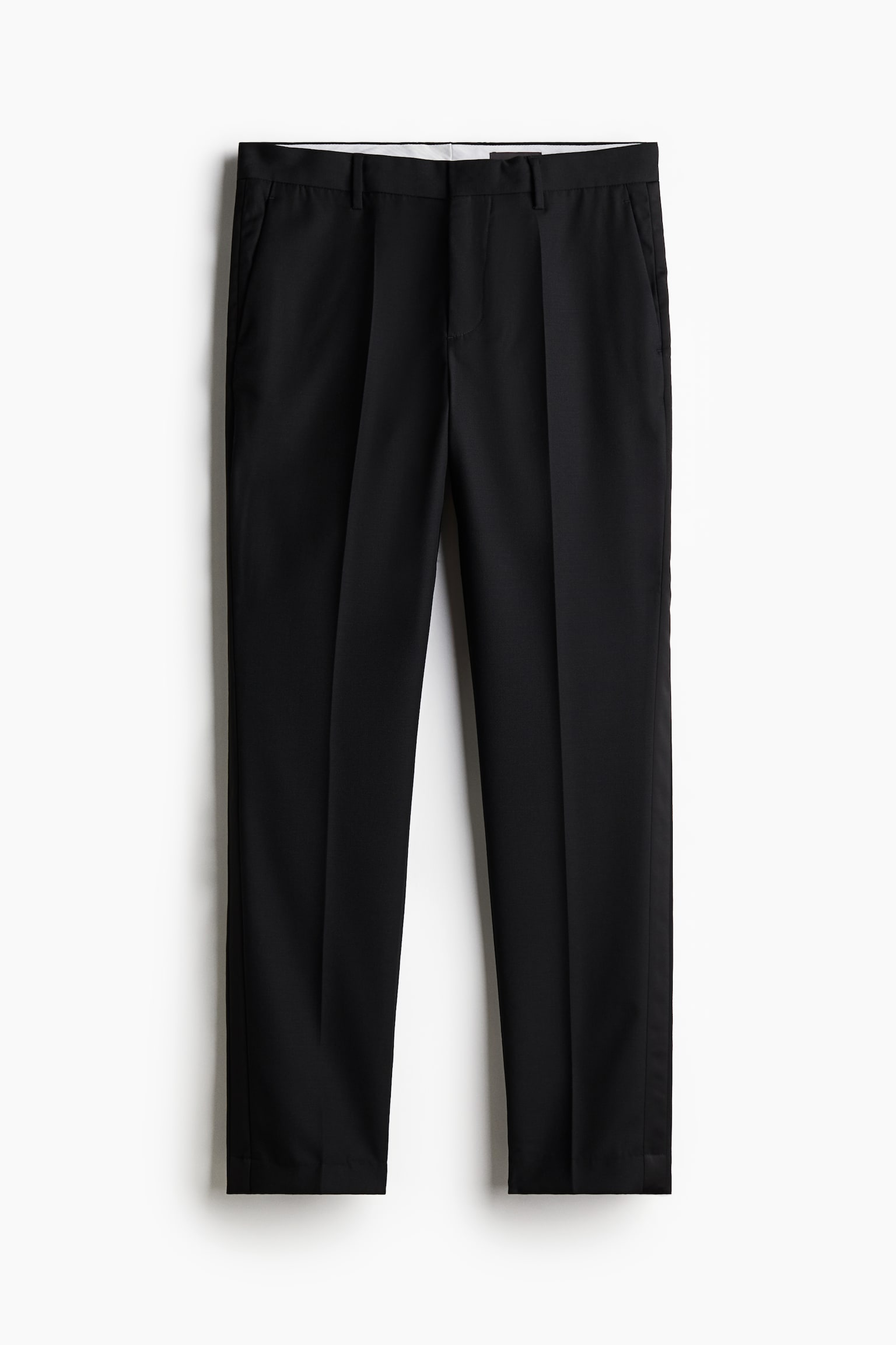 Slim Fit Tuxedo trousers - Black - 2