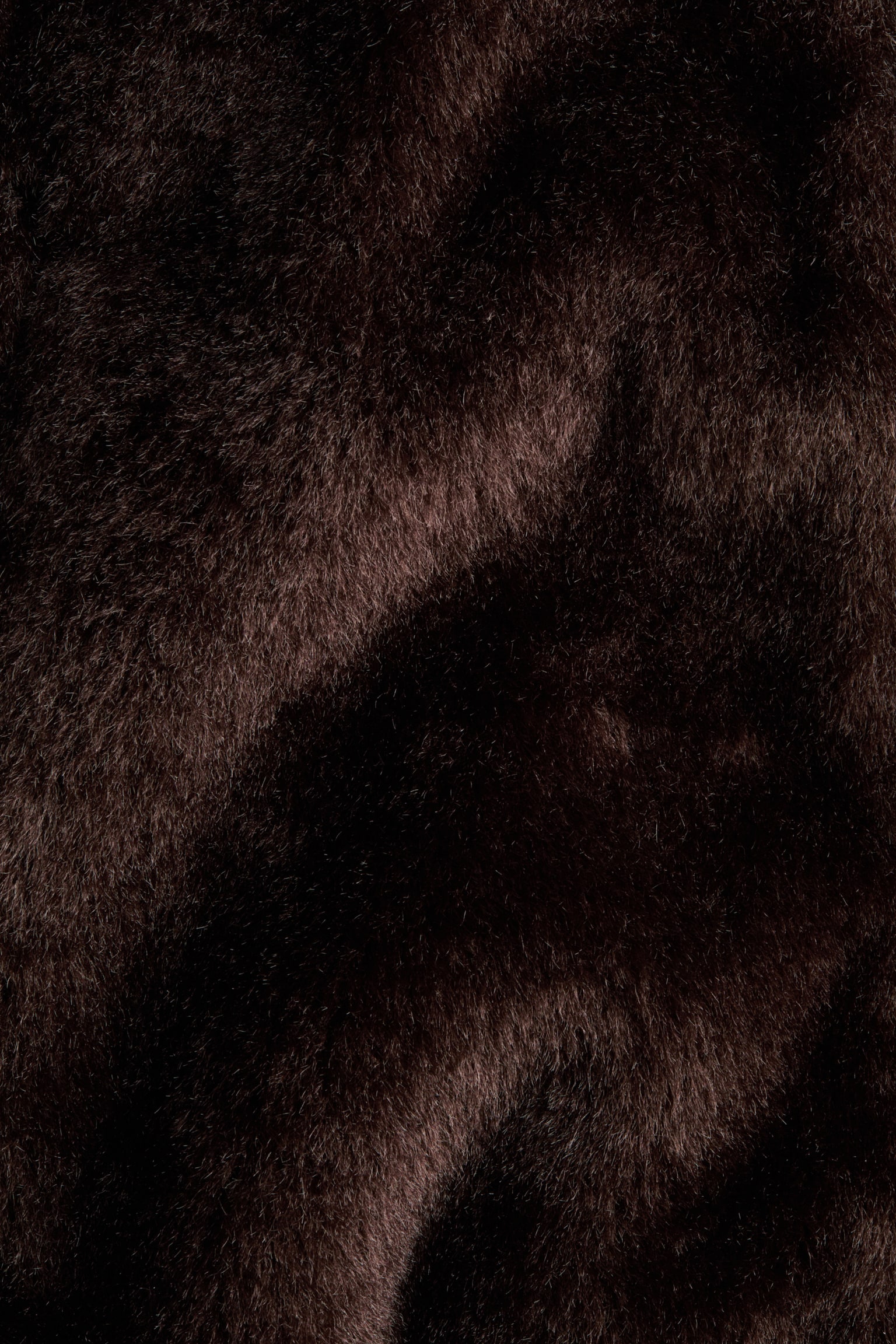 Pile bomber jacket - Dark brown - 2