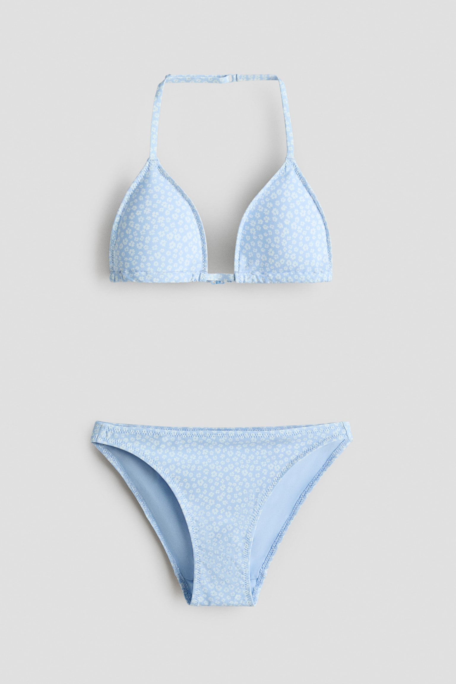 Triangle bikini - Light blue/Floral/Navy blue/White/Cherries