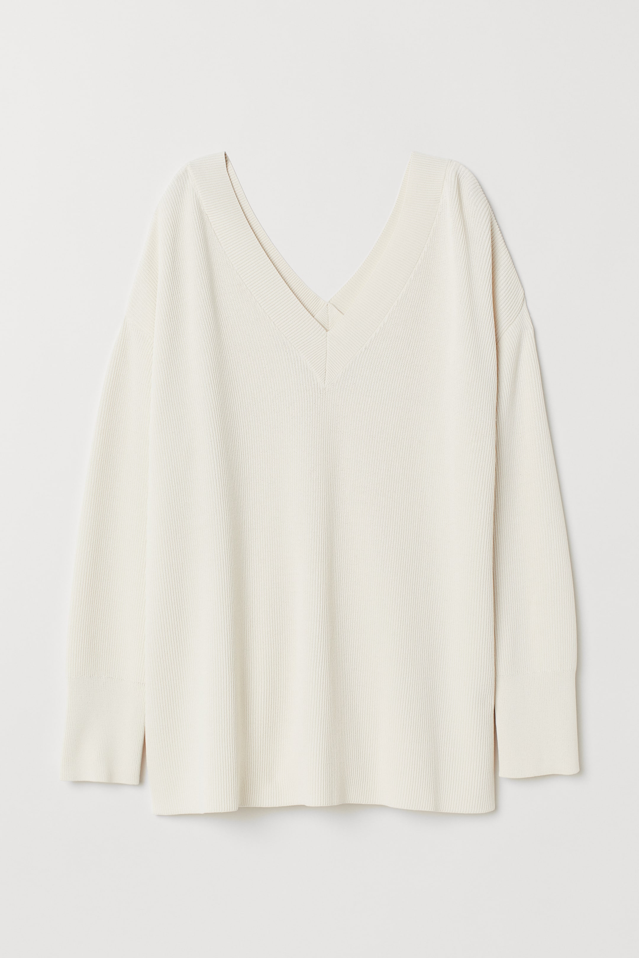 View larger image: Ribbed jumper - Cream - Ladies | H&M 1