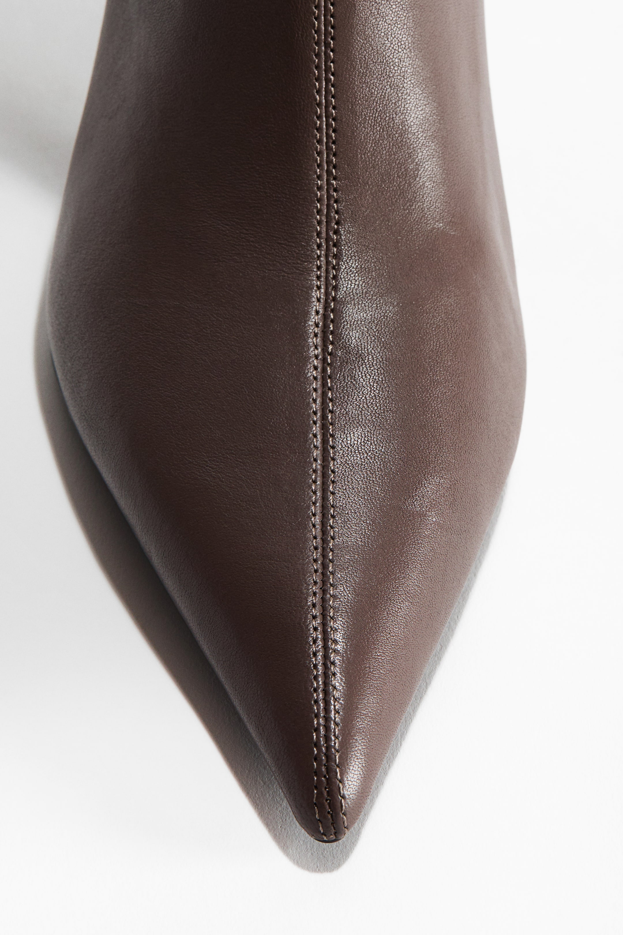 View larger image: Leather sock boots - Dark mole - Ladies | H&M GB 3