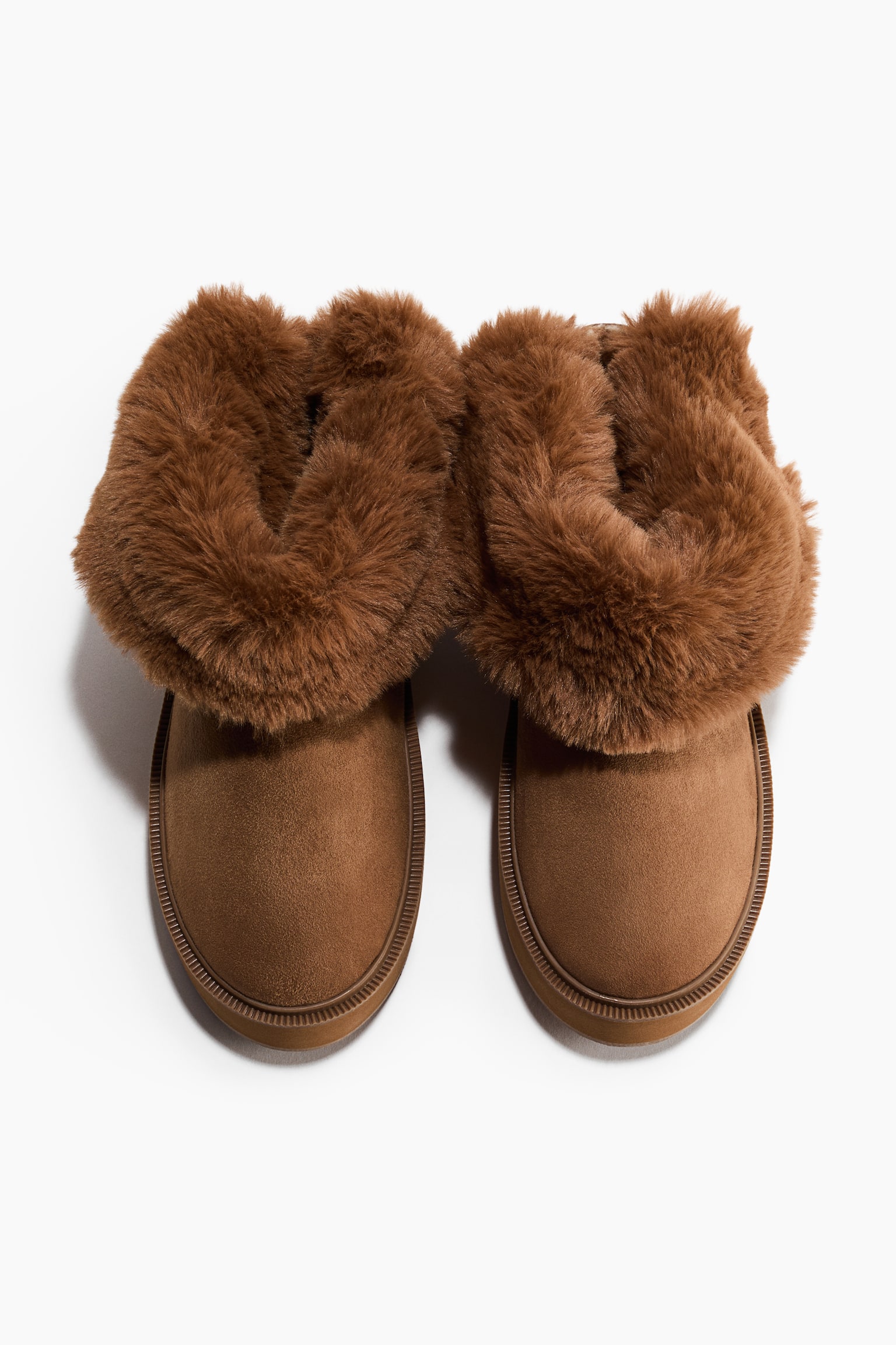 Женские ботинки H&M Warm-Lined Flatform, цвет: Коричневый — фото 3