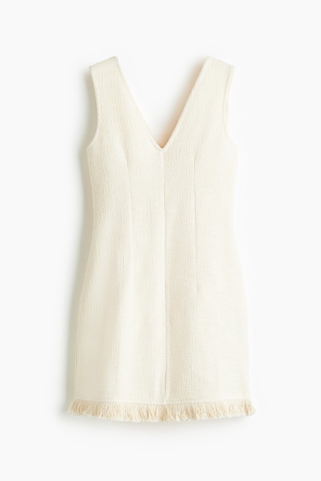 Minirobe en bouclette - Crème - 1