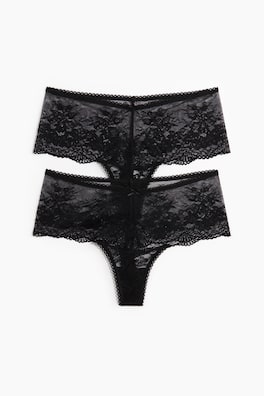 2-pack trosa thong i spets