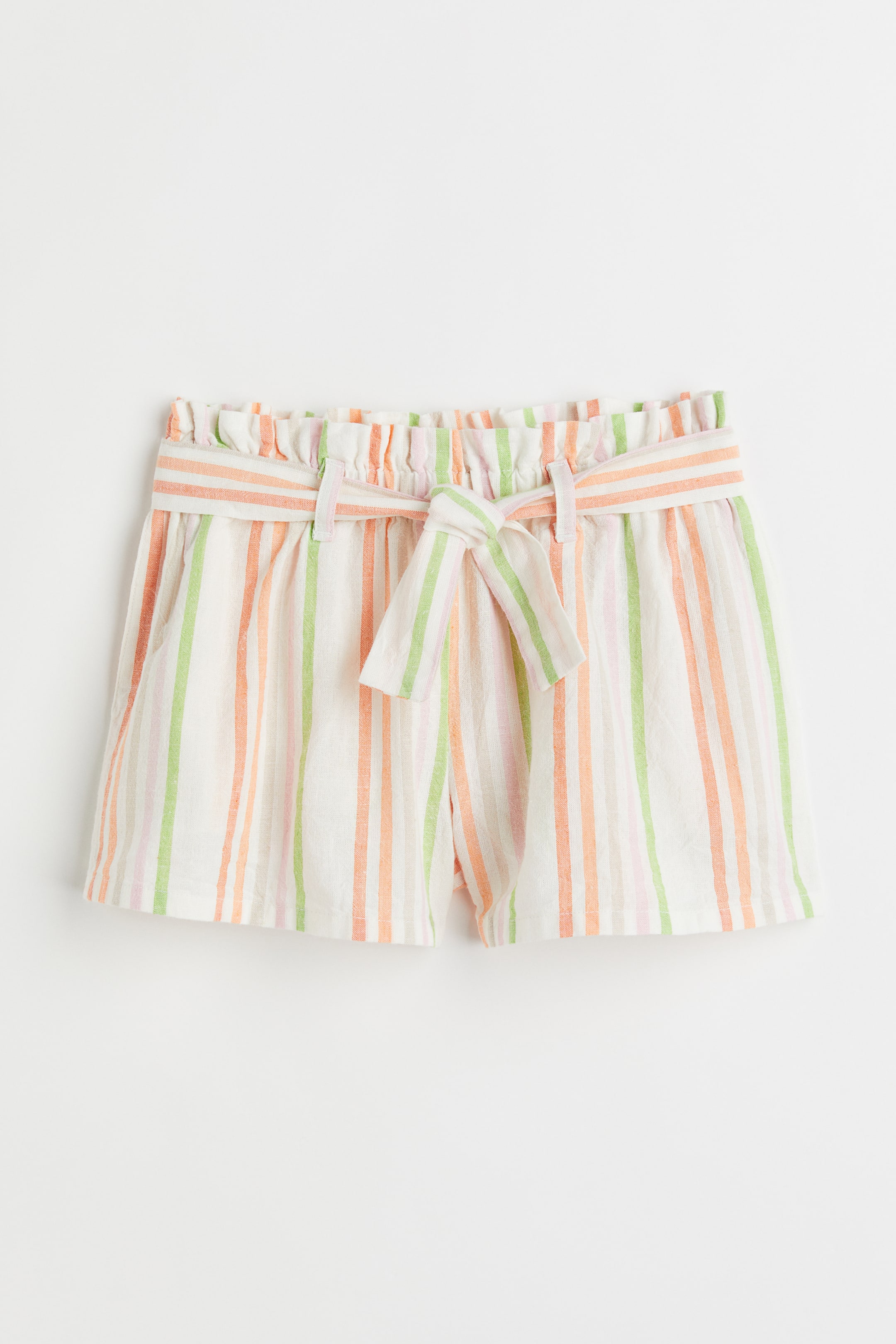 Linen-blend Shorts