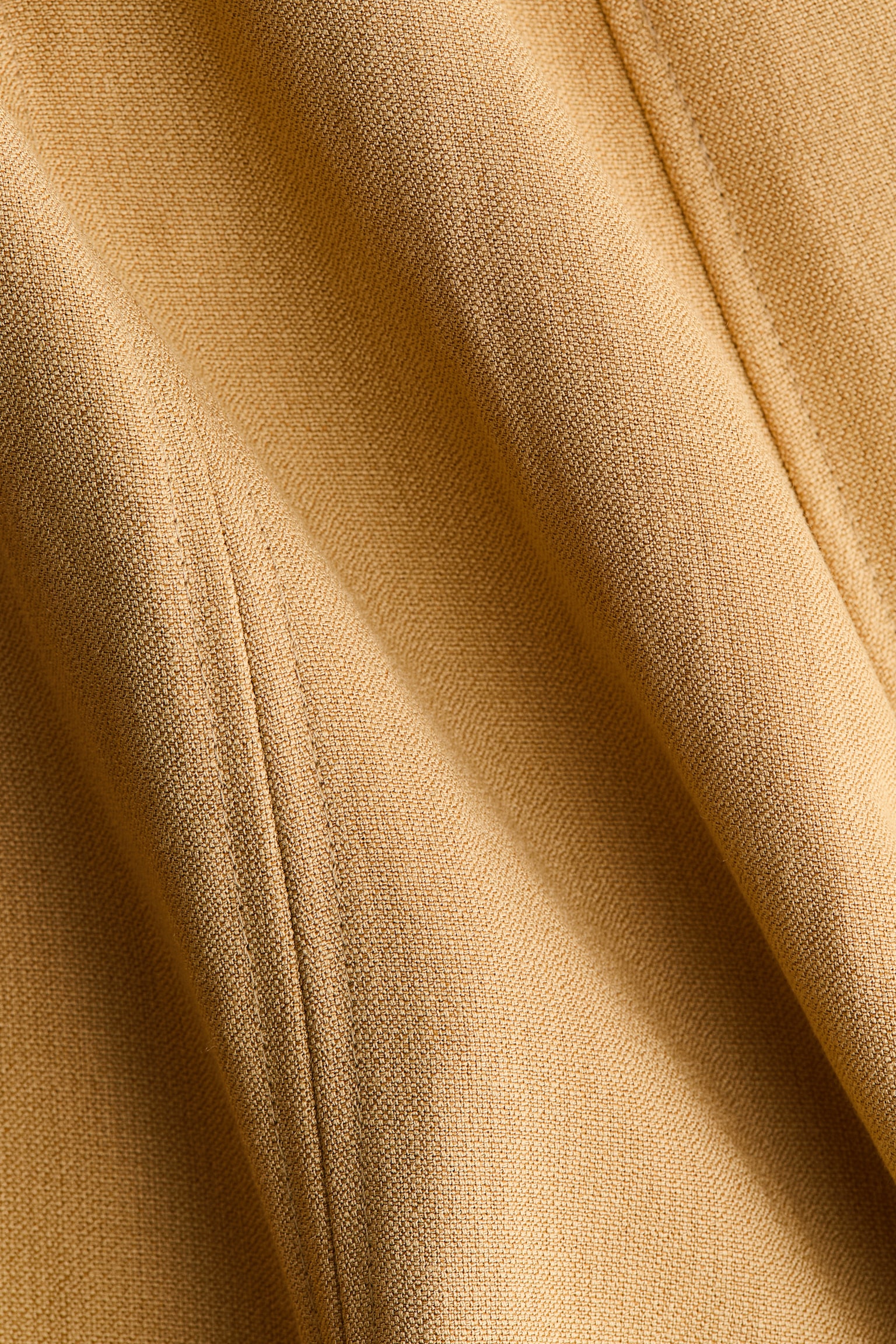 Женское платье H&M Viscose-Blend Dress with Flared Skirt, цвет: Тёмный бежевый — фото 7