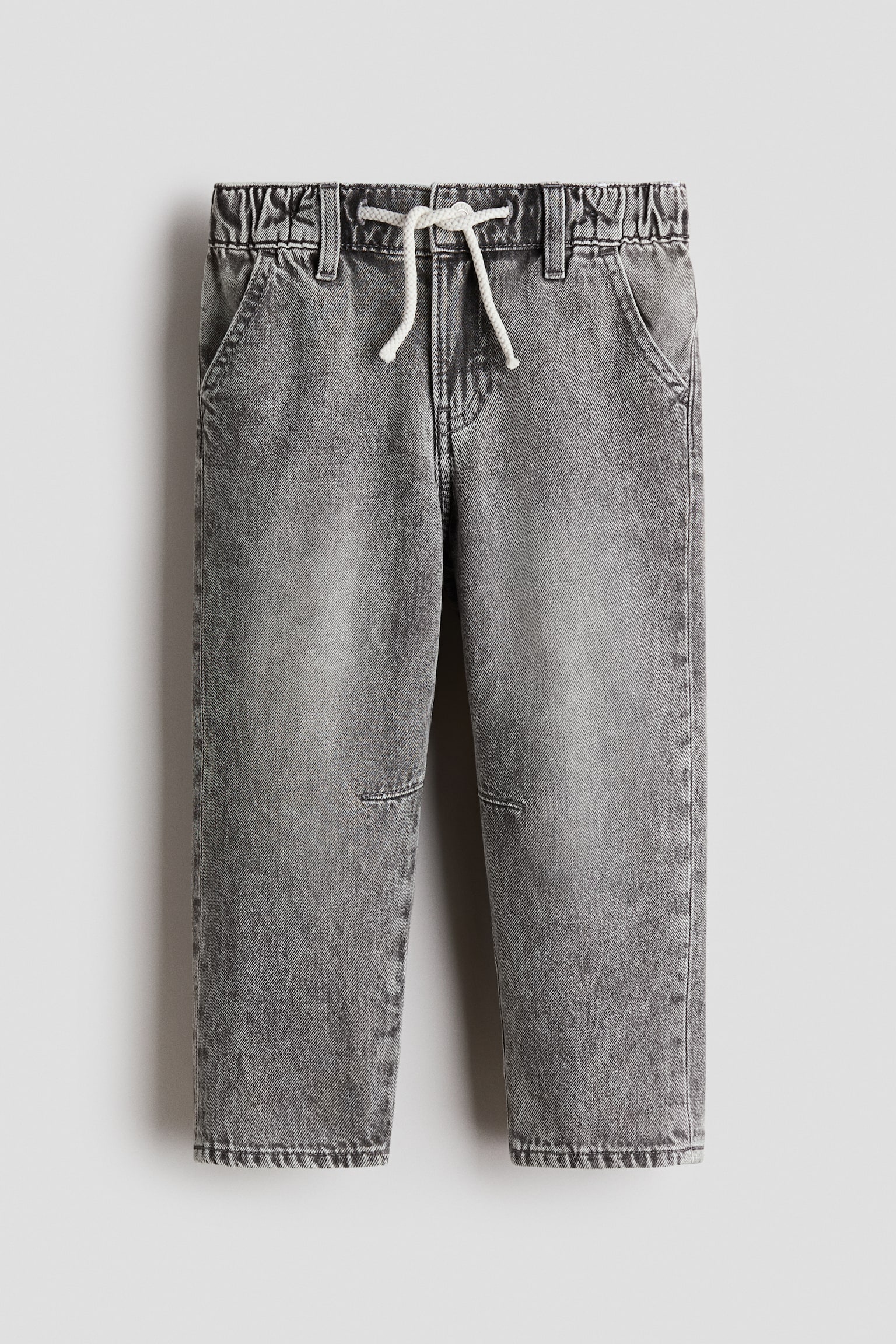 Cotton denim joggers - Denim grey/Light blue denim/Denim blue