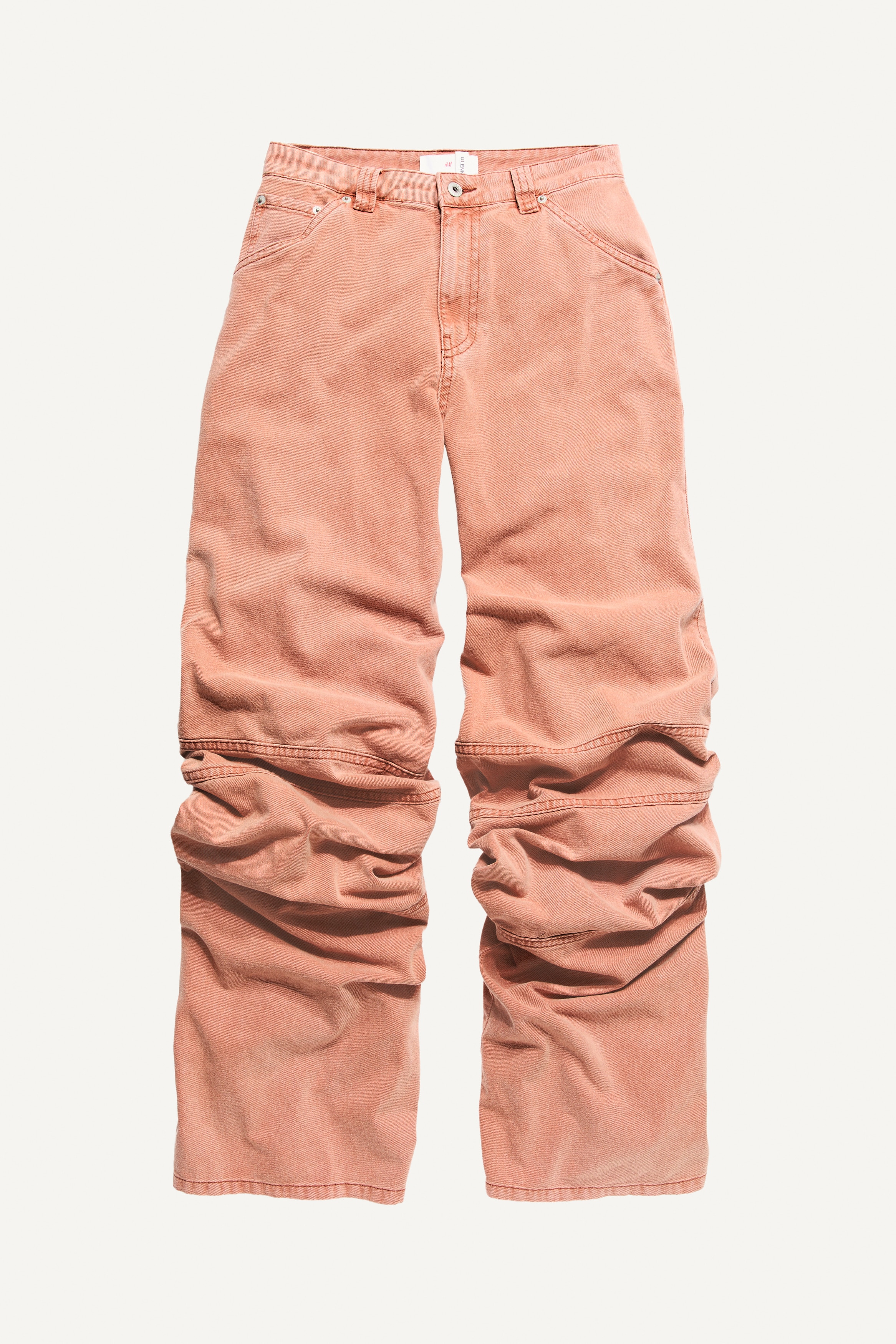 スラウチーツイルパンツ - ピーチピンク - レディース | H&M JP