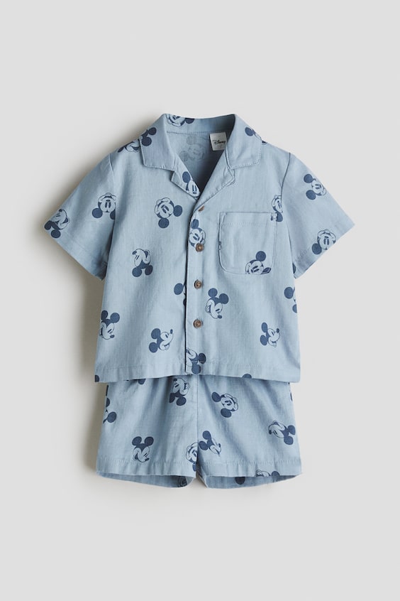 Детские топы H&M 2-Piece Printed Cotton Set