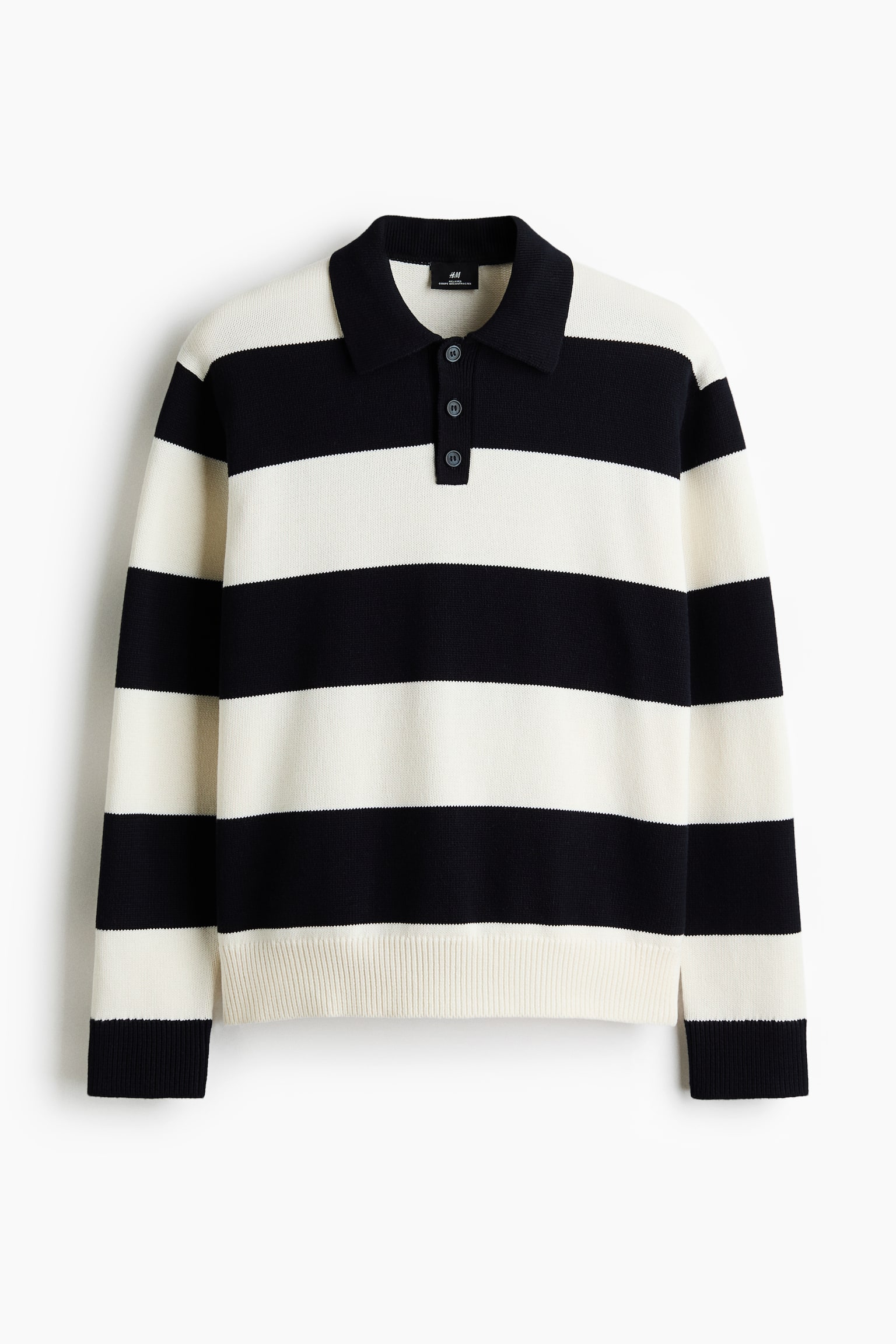 Relaxed Fit Polo shirt - Dark blue/Striped/Dark green/Striped - 2