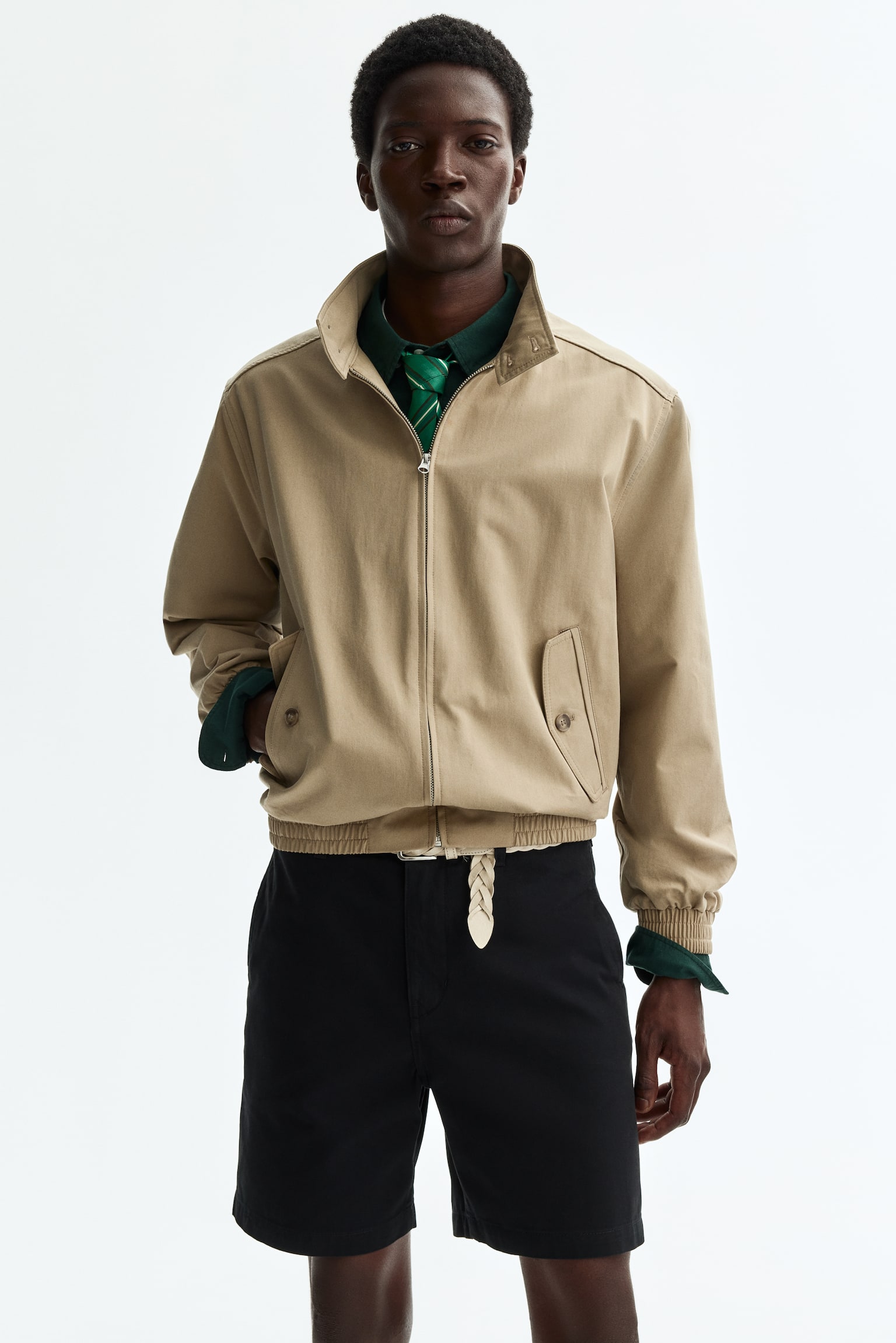 Relaxed Fit Chino shorts - Black/White/Beige/Khaki green/Light pink - 4